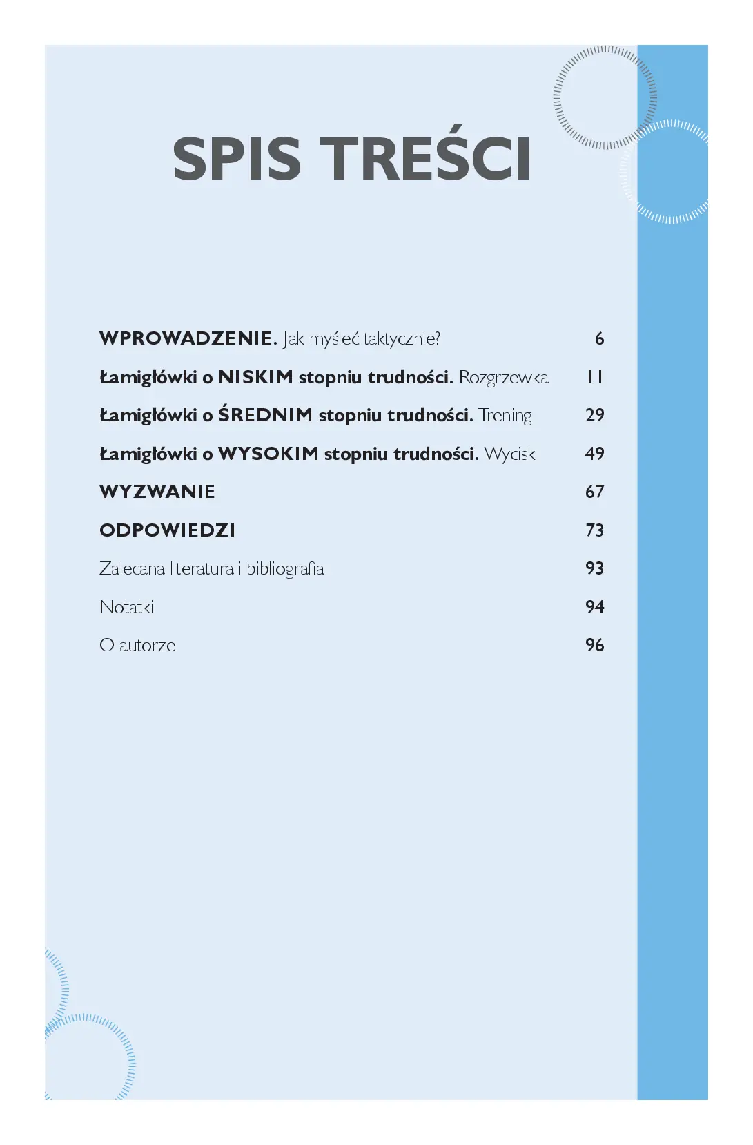 Fragment „Myślę, więc jestem. 50 łamigłówek wspomagających myślenie taktyczne” — strona 3 z 12