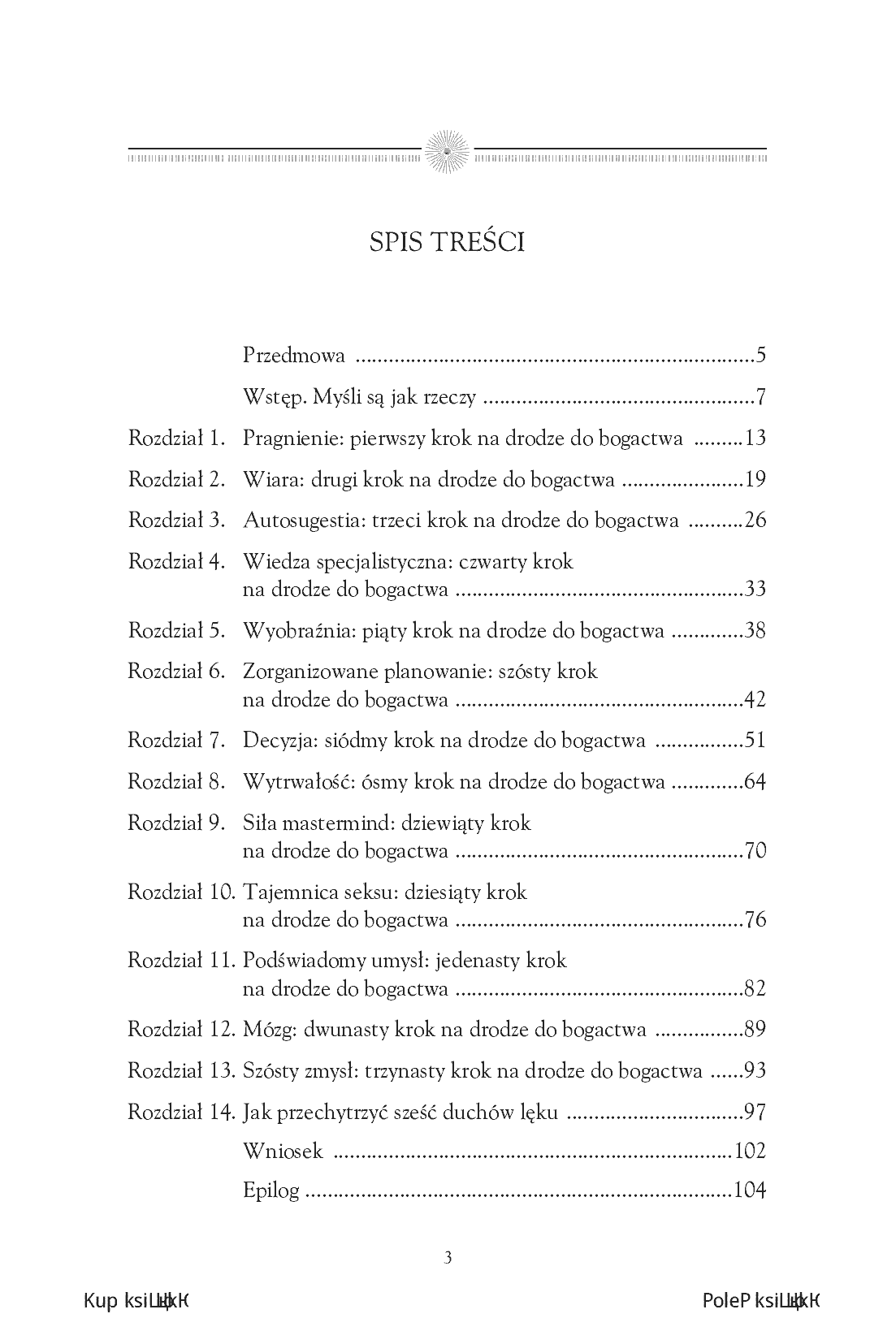 Fragment „Myśl i bogać się: Współczesne przesłanie Napoleona Hilla” — strona 3 z 12