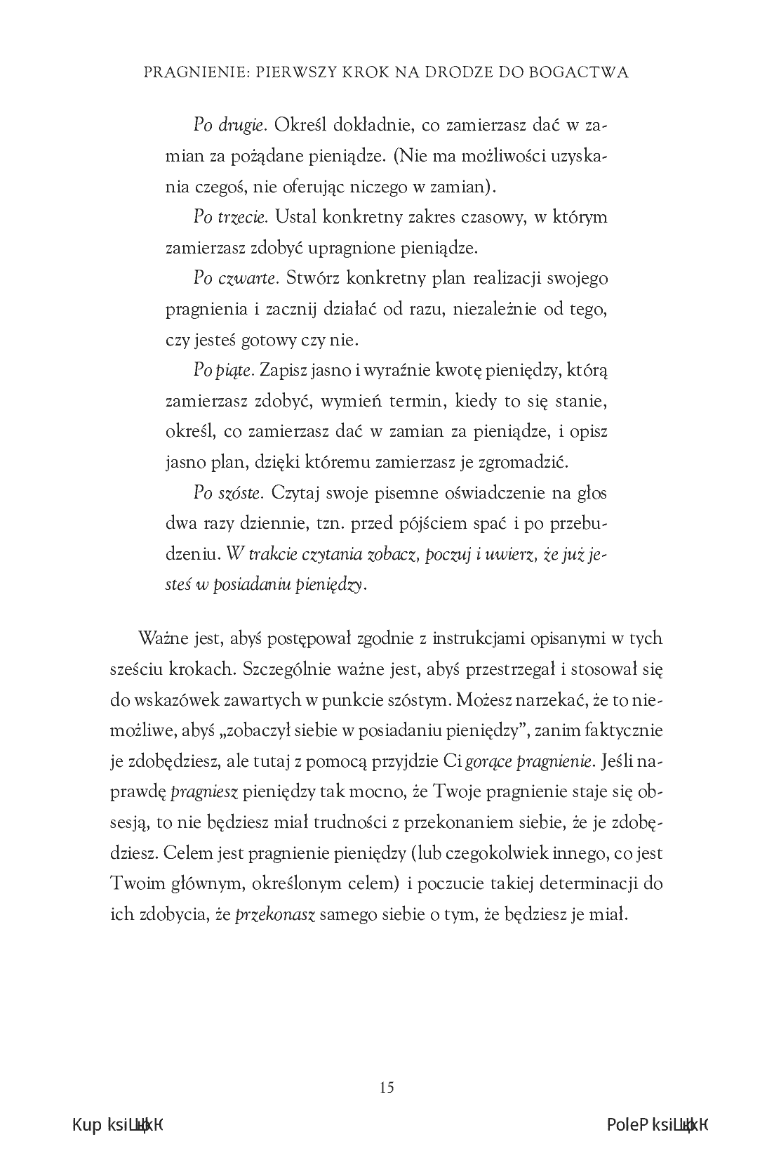 Fragment „Myśl i bogać się: Współczesne przesłanie Napoleona Hilla” — strona 7 z 12