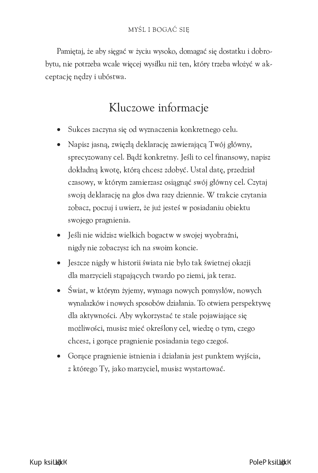 Fragment „Myśl i bogać się: Współczesne przesłanie Napoleona Hilla” — strona 10 z 12