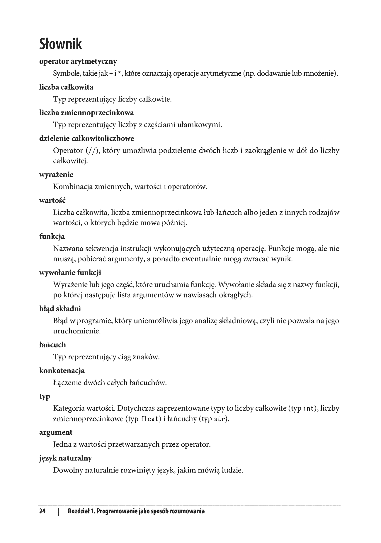 Fragment „Myśl w języku Python! Nauka programowania. Wydanie III” — strona 18 z 24