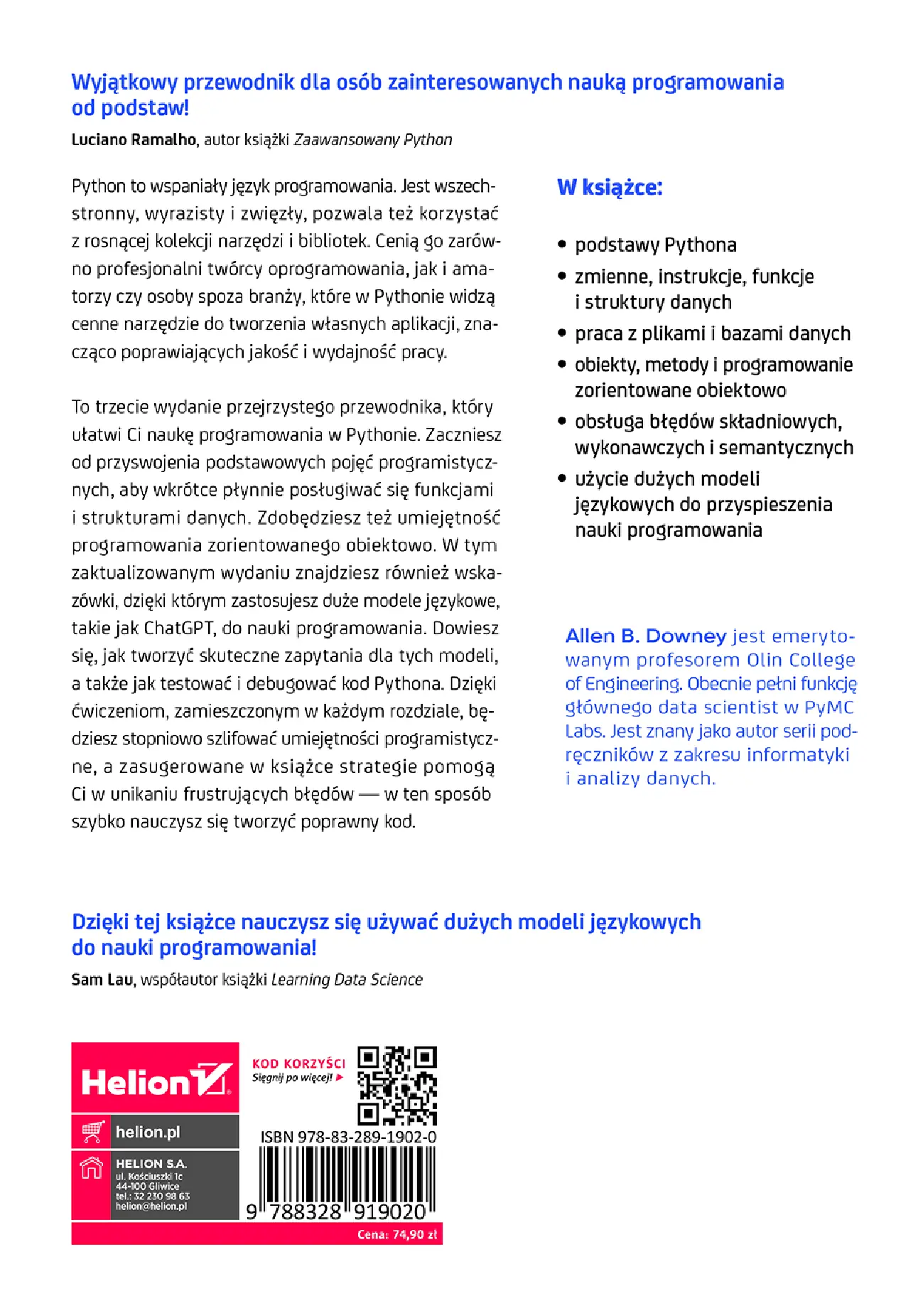Fragment „Myśl w języku Python! Nauka programowania. Wydanie III” — strona 24 z 24