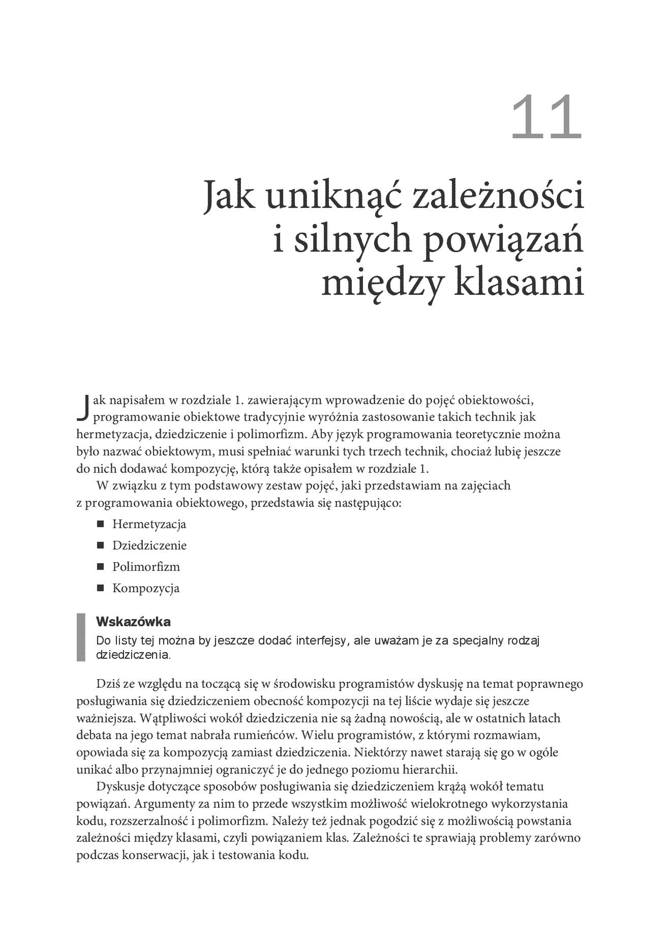 Fragment „Myślenie obiektowe w programowaniu. Wydanie V” — strona 9 z 20