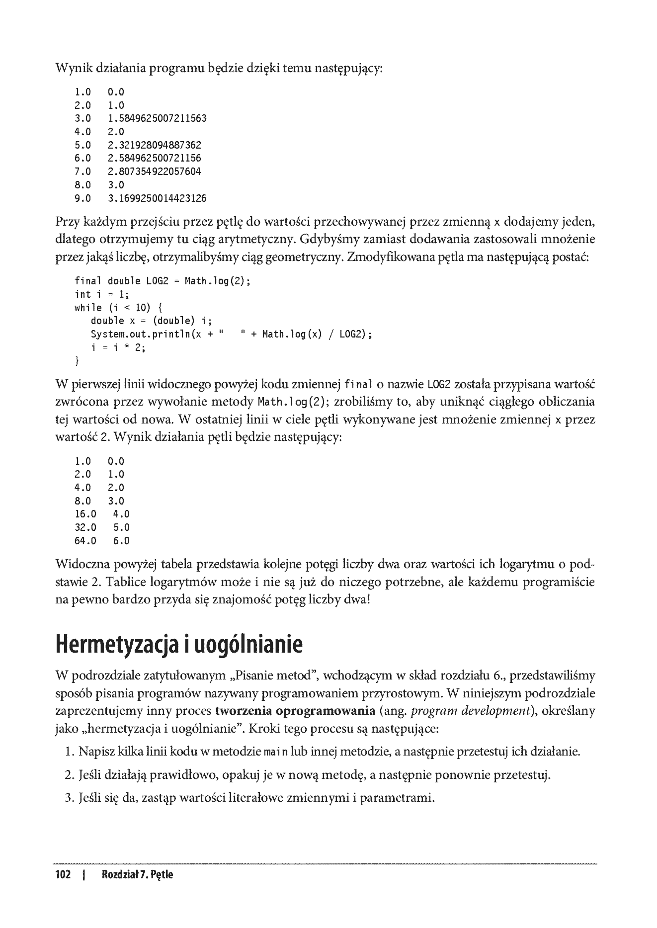 Fragment „Myśl w języku Java! Nauka programowania” — strona 12 z 30