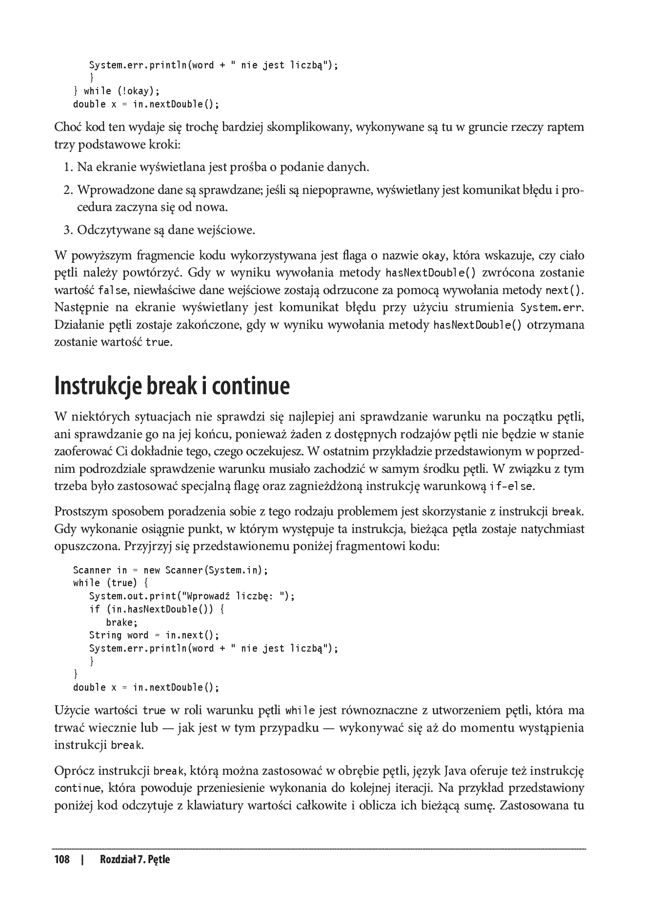 Fragment „Myśl w języku Java! Nauka programowania” — strona 18 z 30
