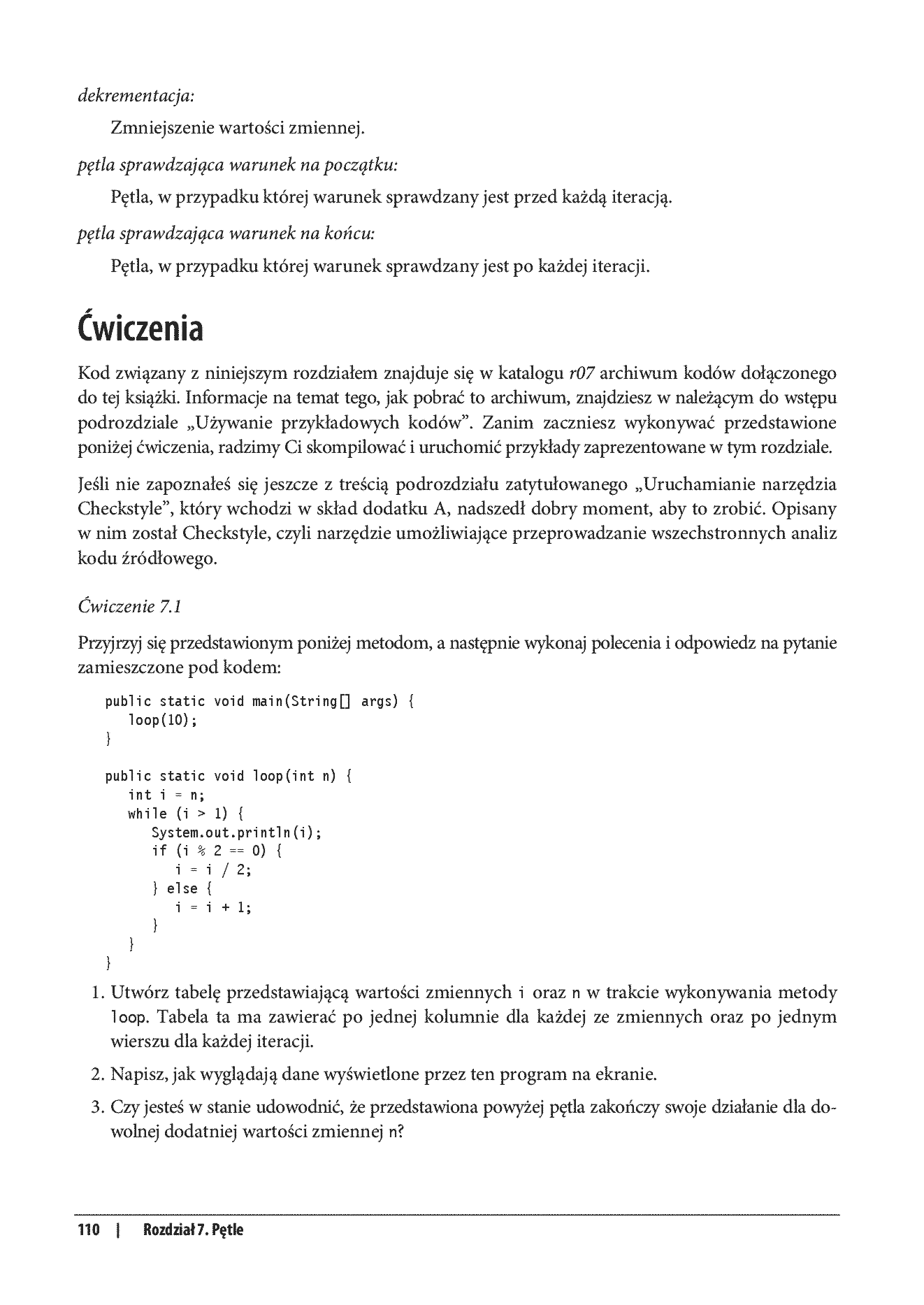 Fragment „Myśl w języku Java! Nauka programowania” — strona 20 z 30