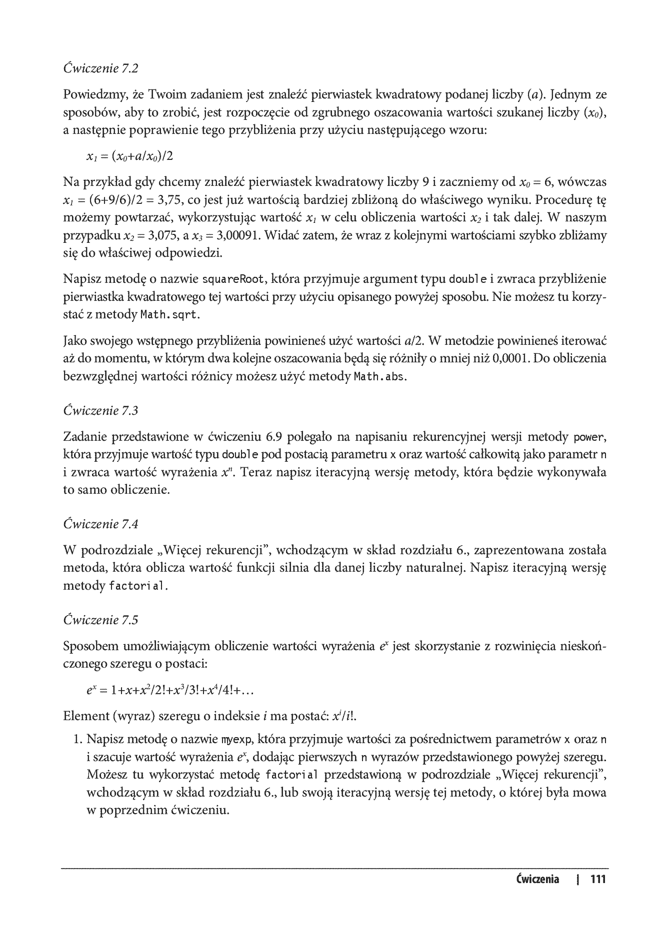 Fragment „Myśl w języku Java! Nauka programowania” — strona 21 z 30