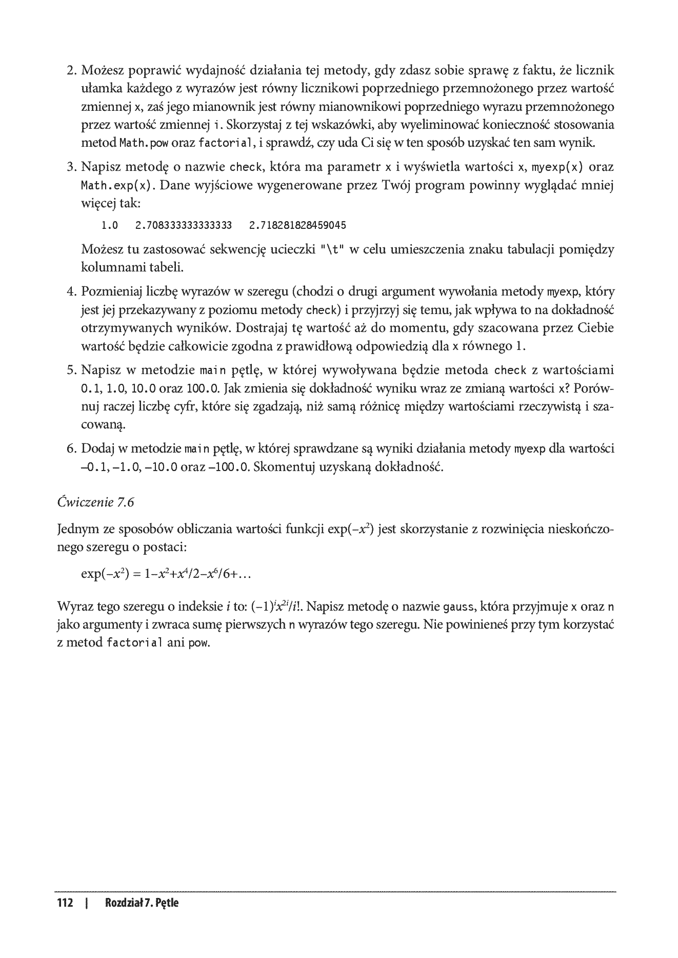 Fragment „Myśl w języku Java! Nauka programowania” — strona 22 z 30