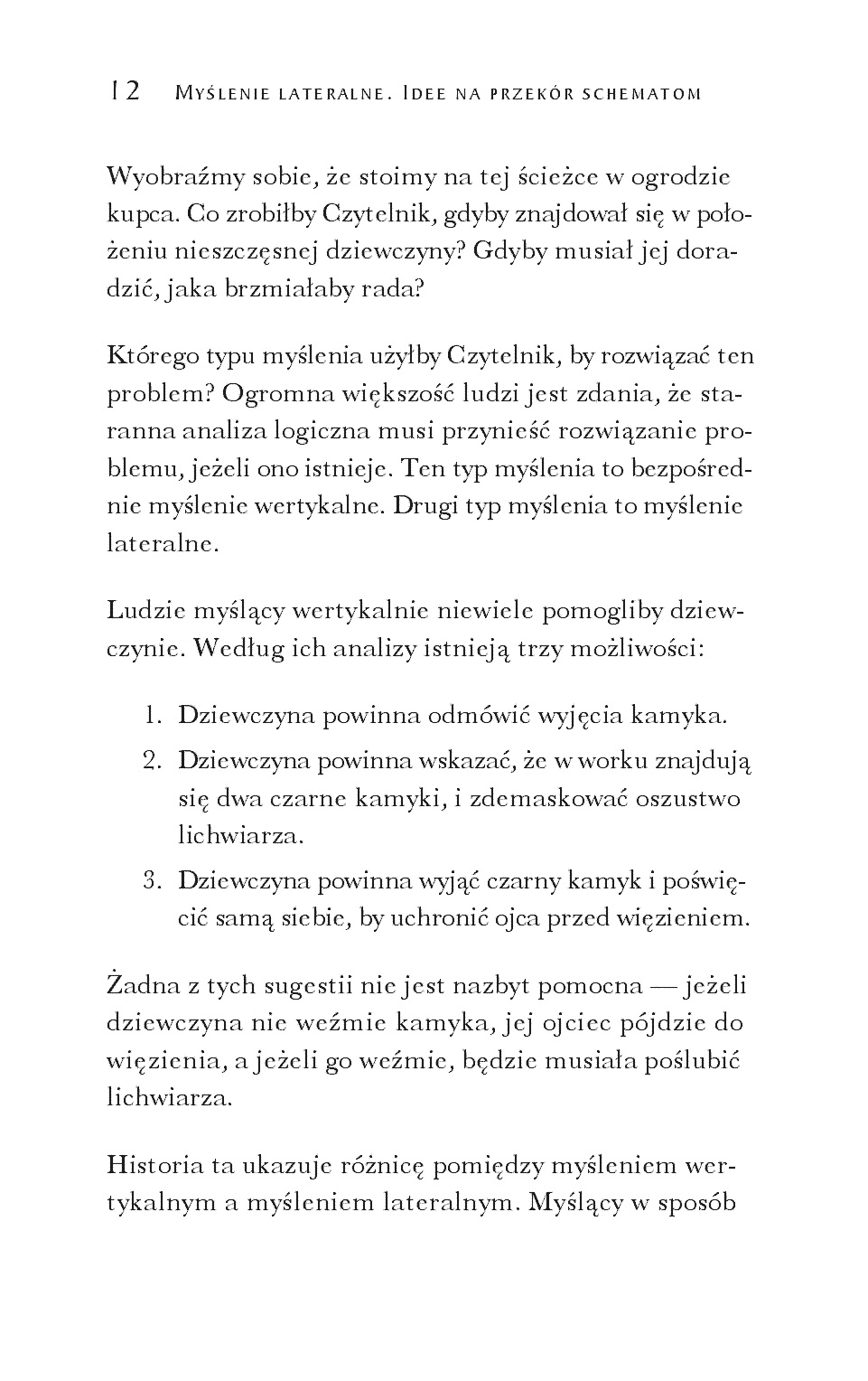Fragment „Myślenie lateralne. Idee na przekór schematom” — strona 4 z 12