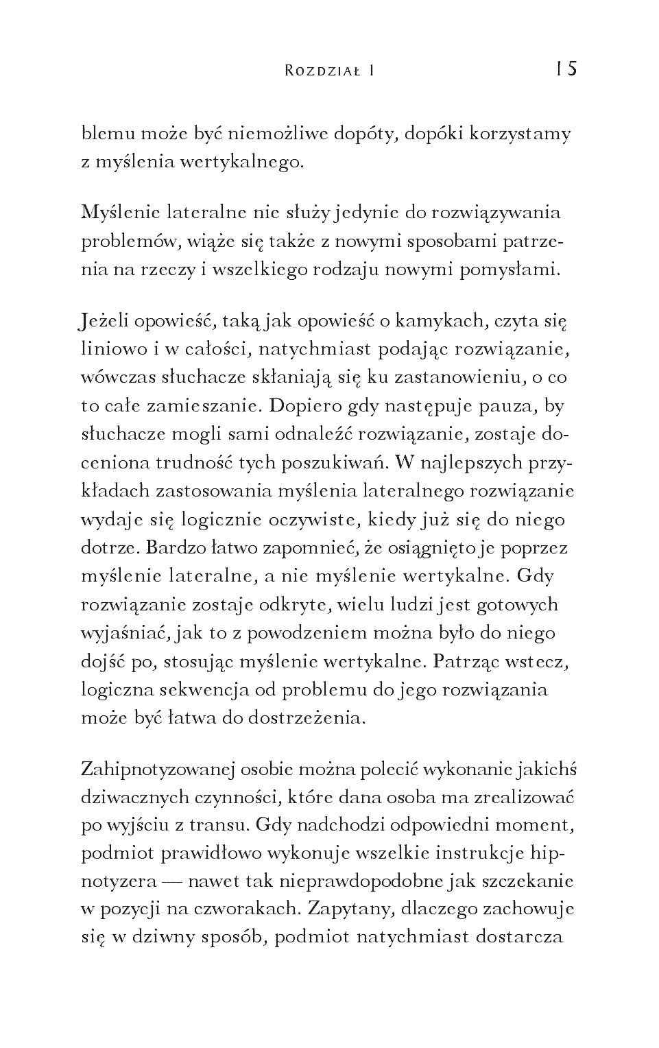Fragment „Myślenie lateralne. Idee na przekór schematom” — strona 7 z 12