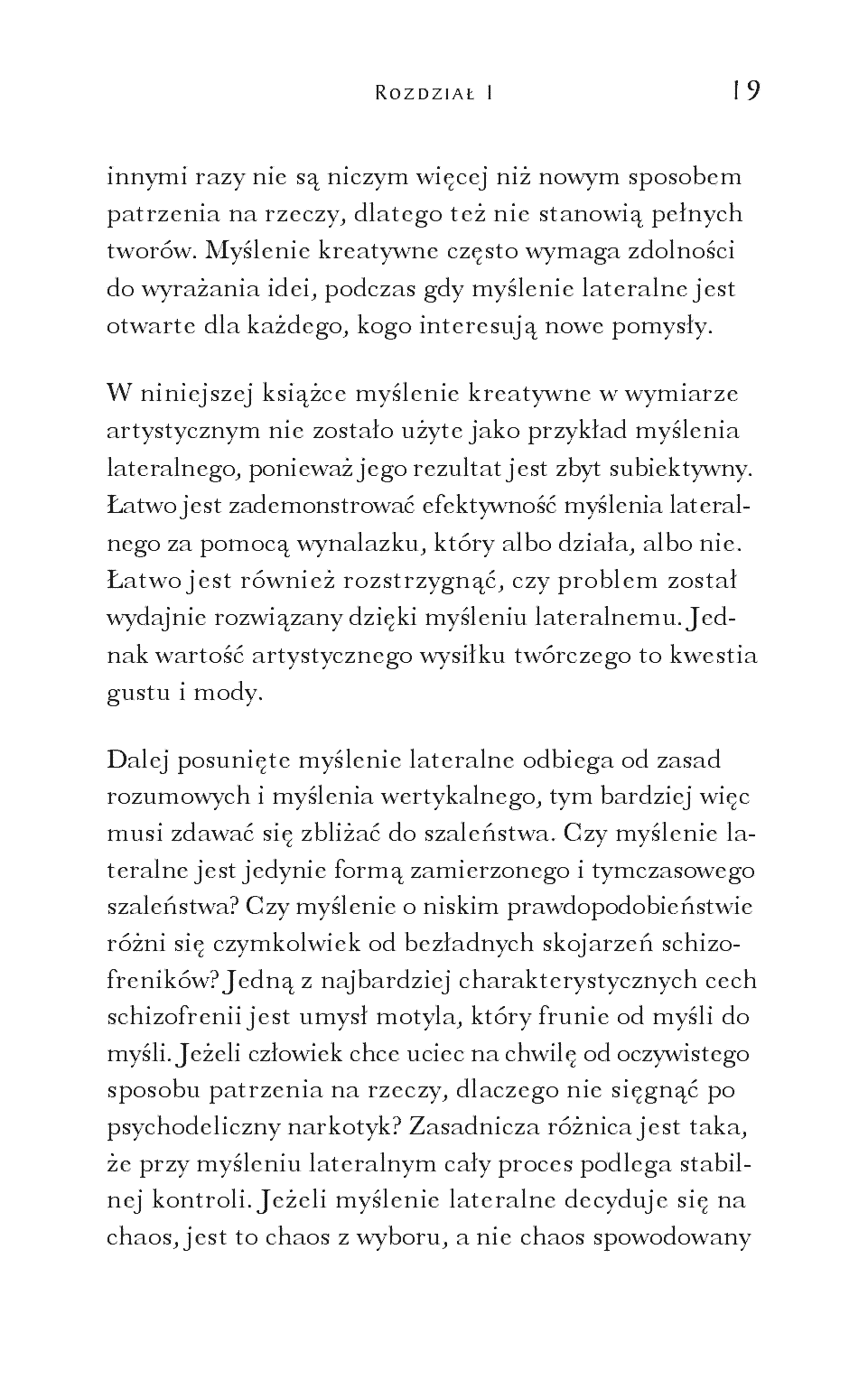 Fragment „Myślenie lateralne. Idee na przekór schematom” — strona 11 z 12
