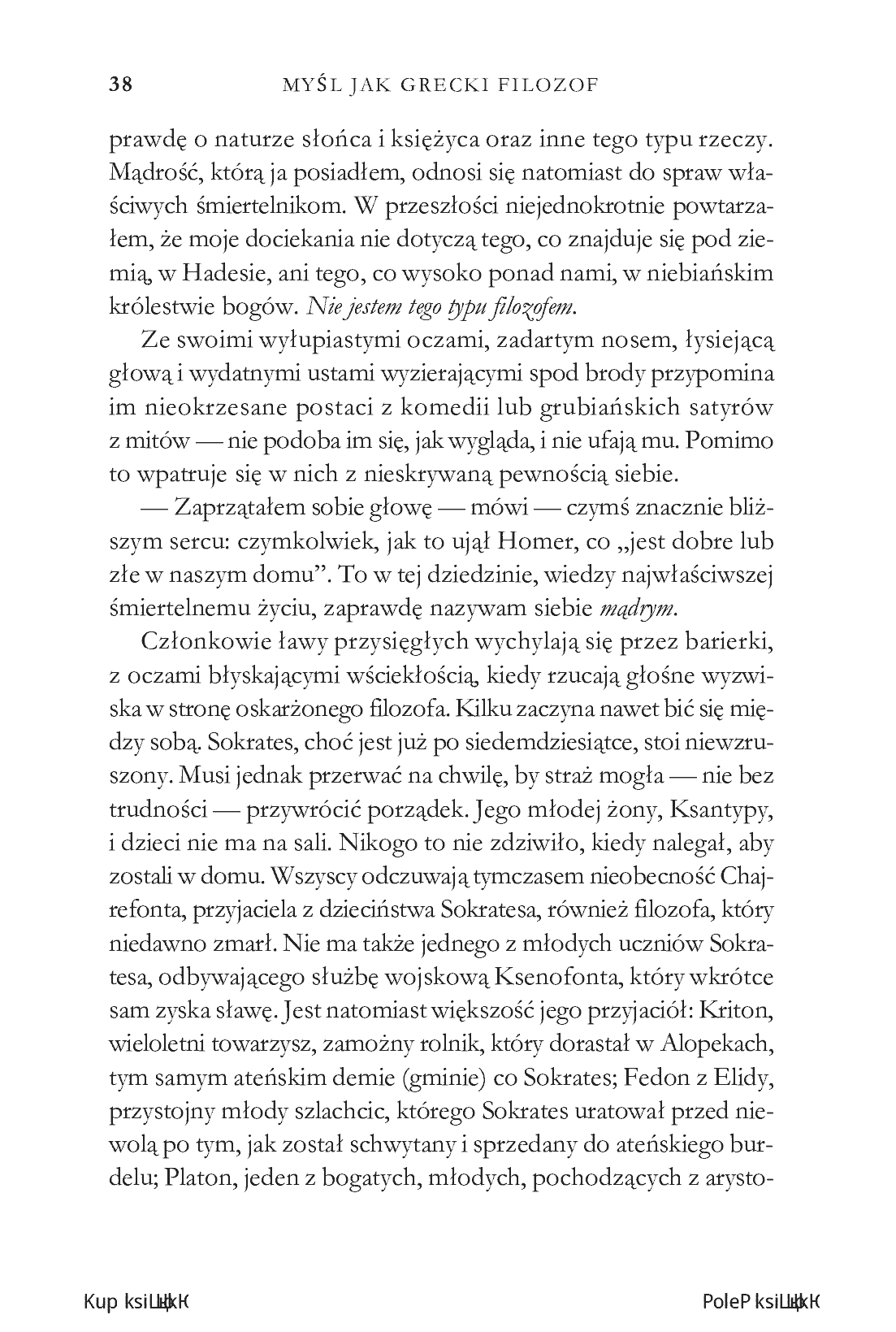 Fragment „Myśl jak grecki filozof. Praktykuj koncepcje Sokratesa” — strona 6 z 26