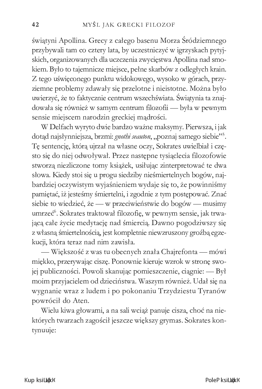 Fragment „Myśl jak grecki filozof. Praktykuj koncepcje Sokratesa” — strona 10 z 26