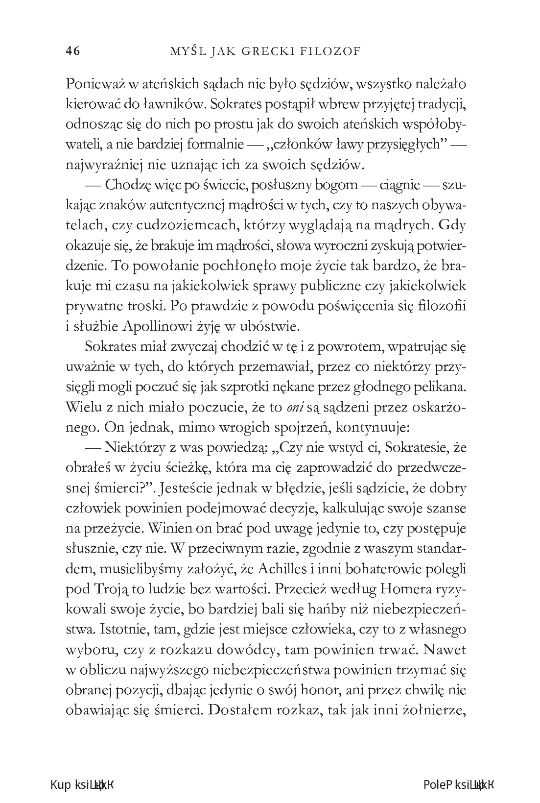 Fragment „Myśl jak grecki filozof. Praktykuj koncepcje Sokratesa” — strona 14 z 26