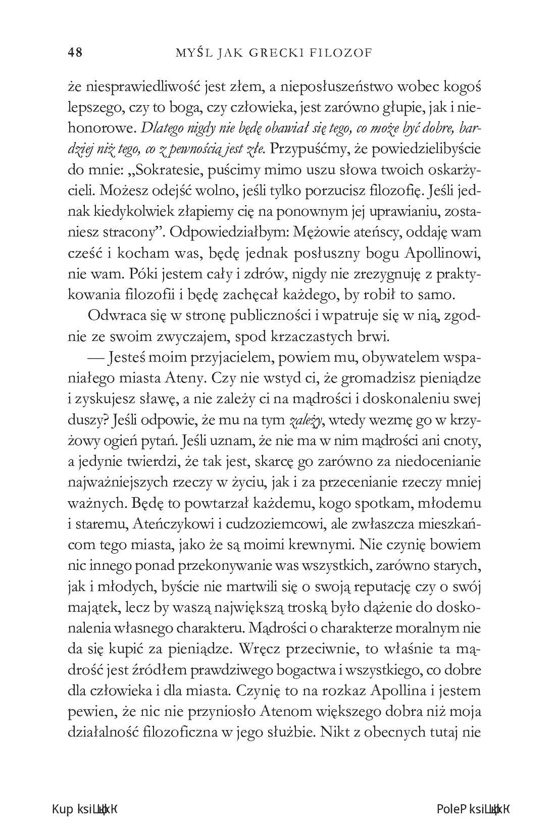 Fragment „Myśl jak grecki filozof. Praktykuj koncepcje Sokratesa” — strona 16 z 26