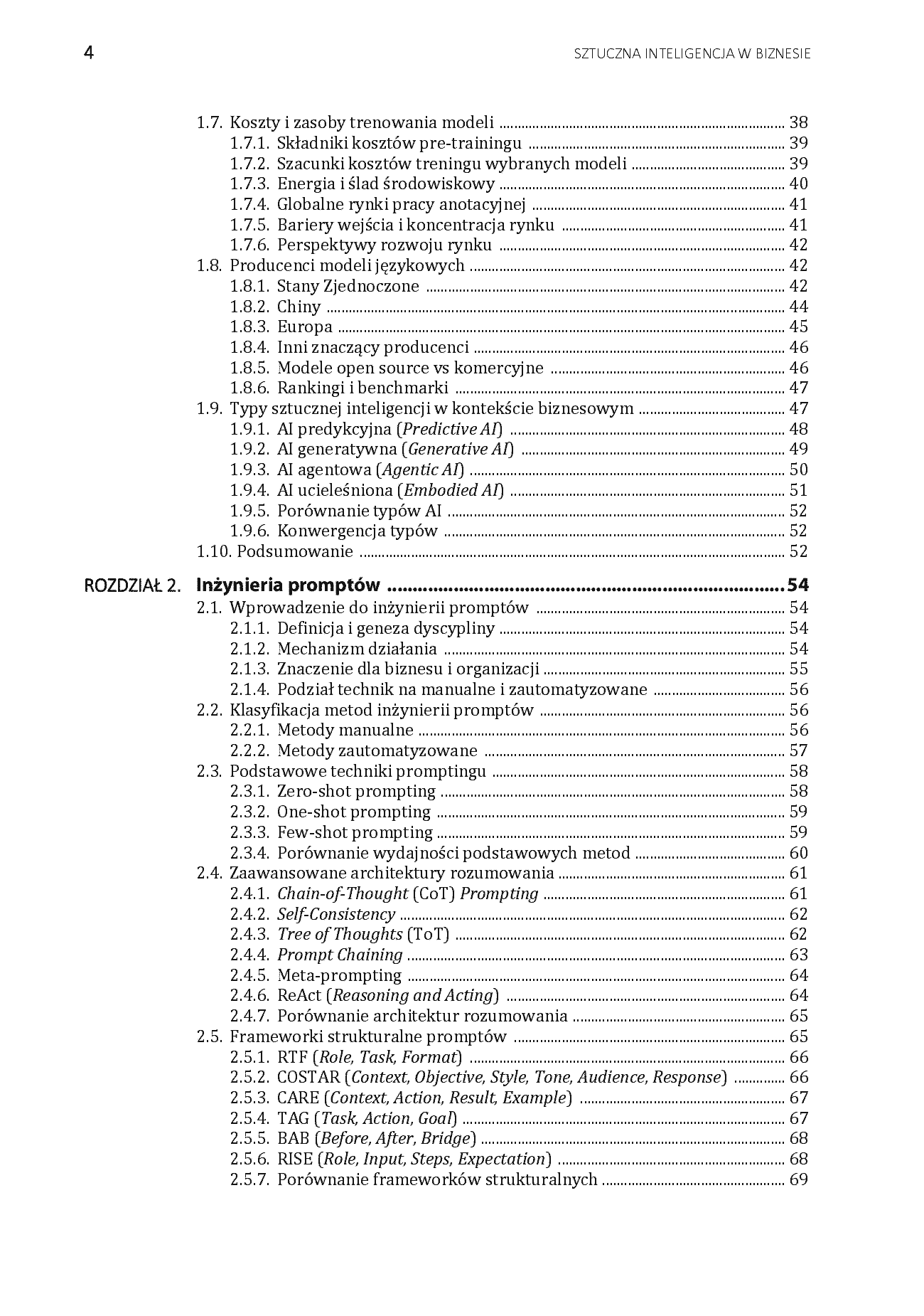 Fragment „Sztuczna inteligencja w biznesie. Praktyczny przewodnik po narzędziach AI” — strona 4 z 30