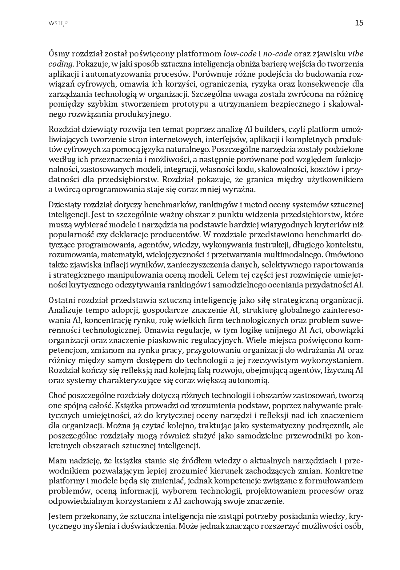 Fragment „Sztuczna inteligencja w biznesie. Praktyczny przewodnik po narzędziach AI” — strona 15 z 30