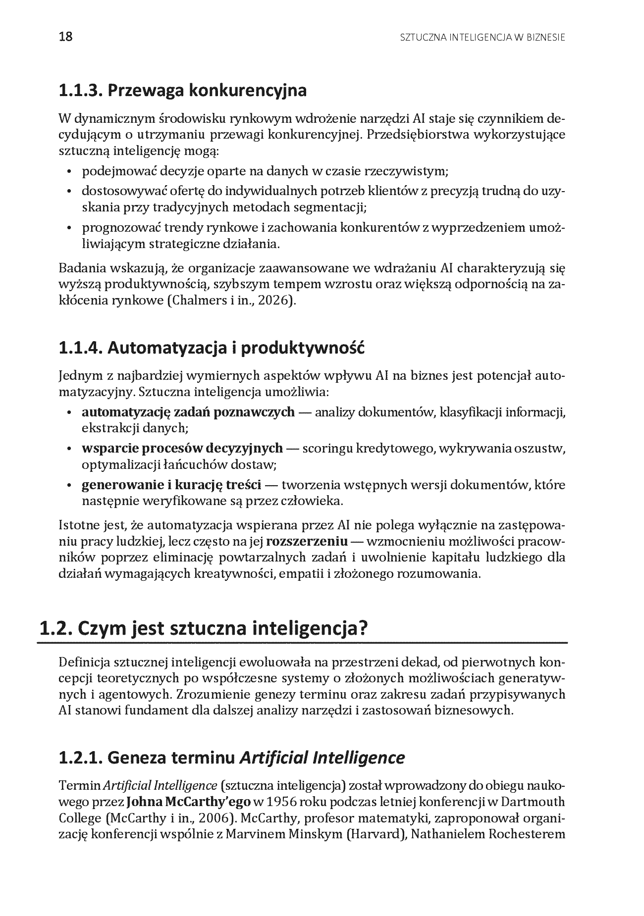 Fragment „Sztuczna inteligencja w biznesie. Praktyczny przewodnik po narzędziach AI” — strona 18 z 30