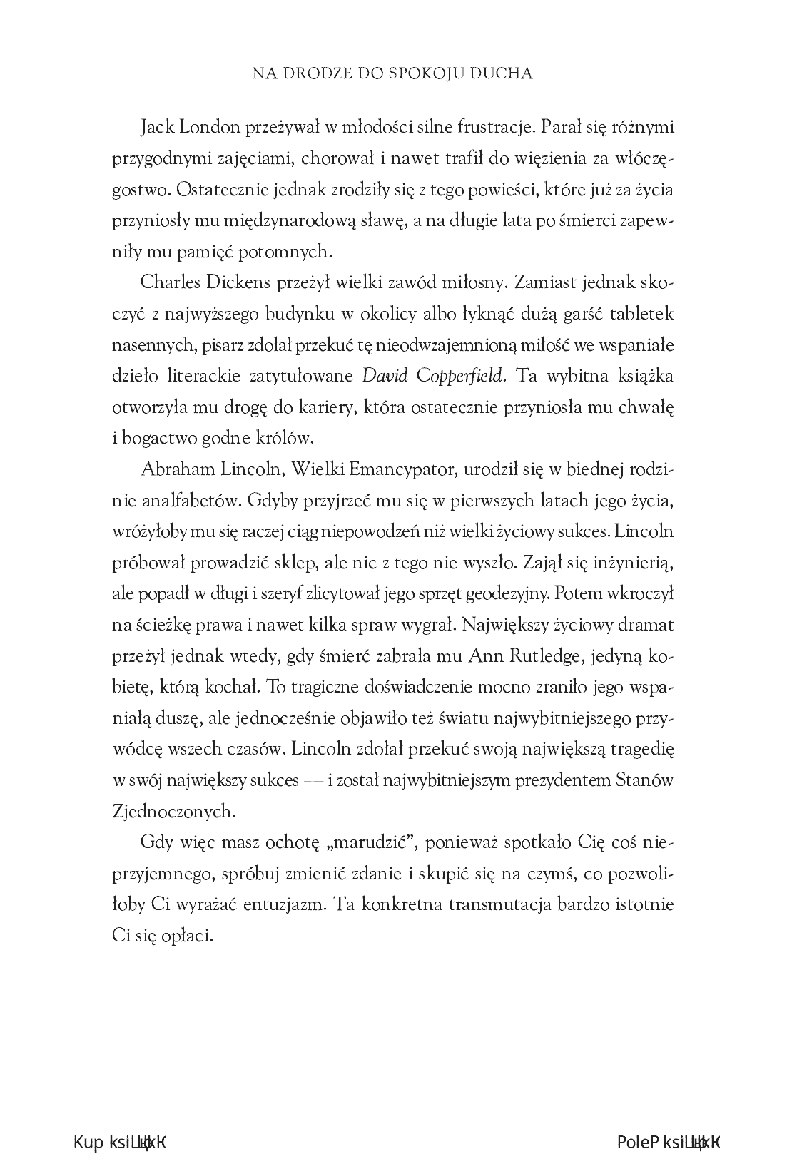 Fragment „Na drodze do spokoju ducha. Nauki Napoleona Hilla” — strona 8 z 18