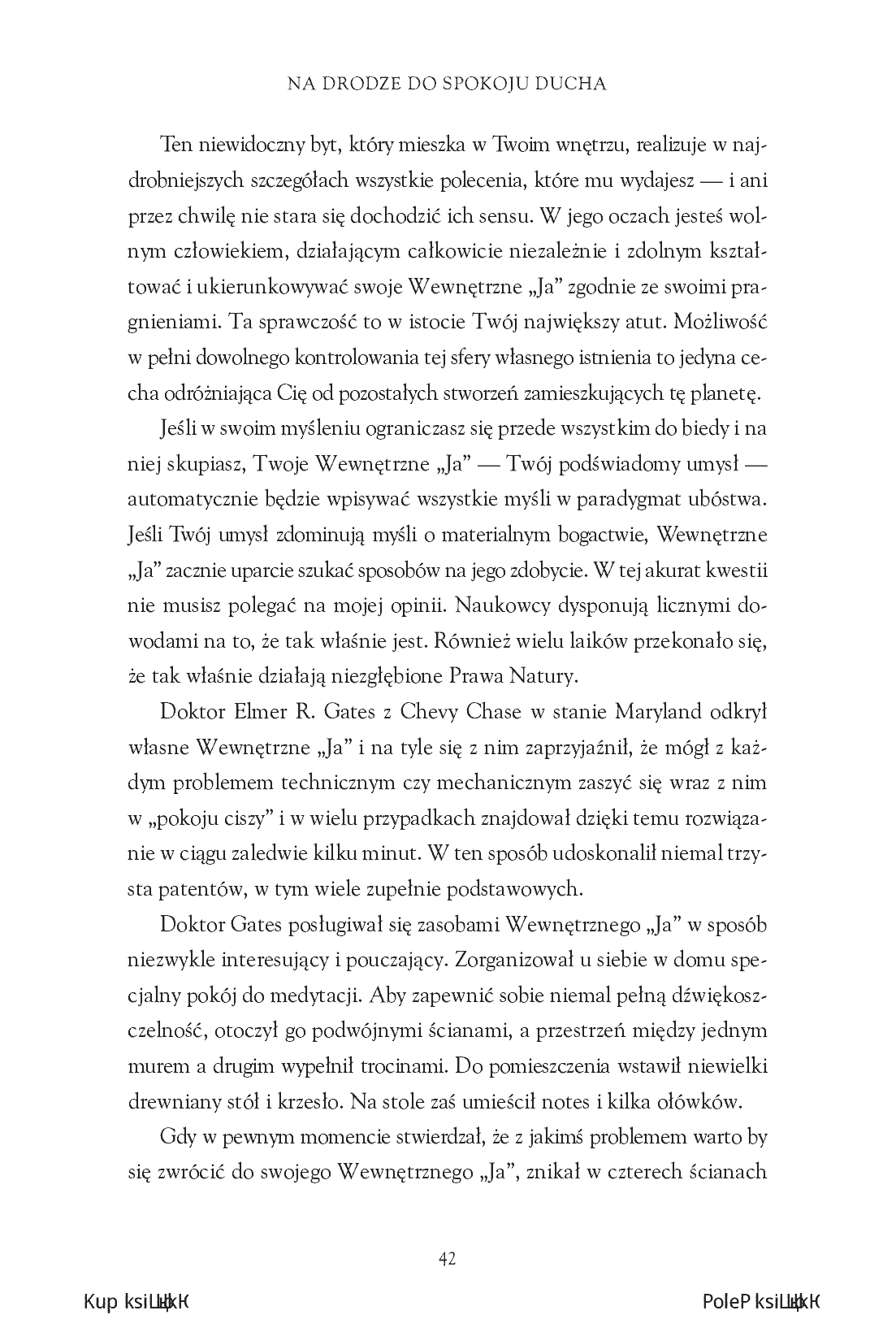 Fragment „Na drodze do spokoju ducha. Nauki Napoleona Hilla” — strona 14 z 18