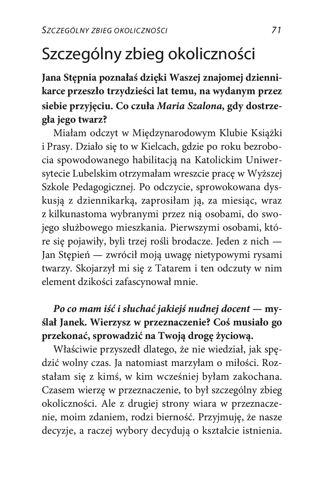 Fragment „Na każdy temat z Marią Szyszkowską” — strona 10 z 14