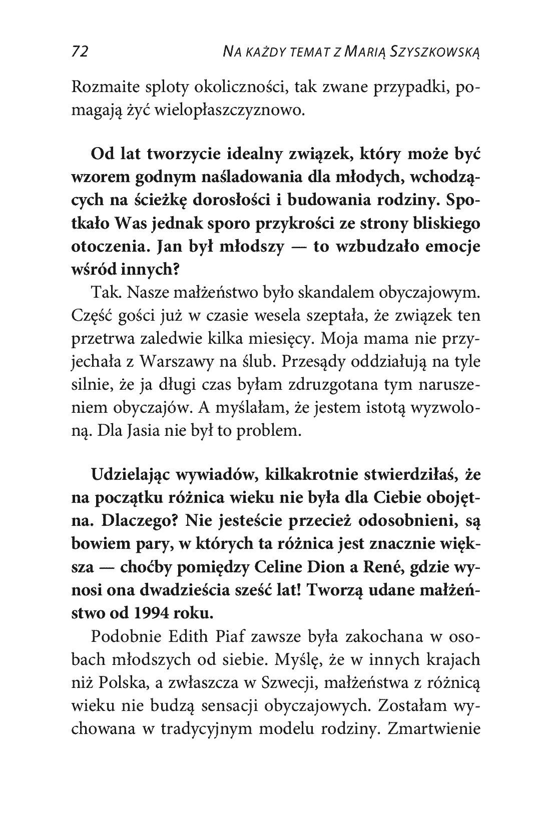 Fragment „Na każdy temat z Marią Szyszkowską” — strona 11 z 14