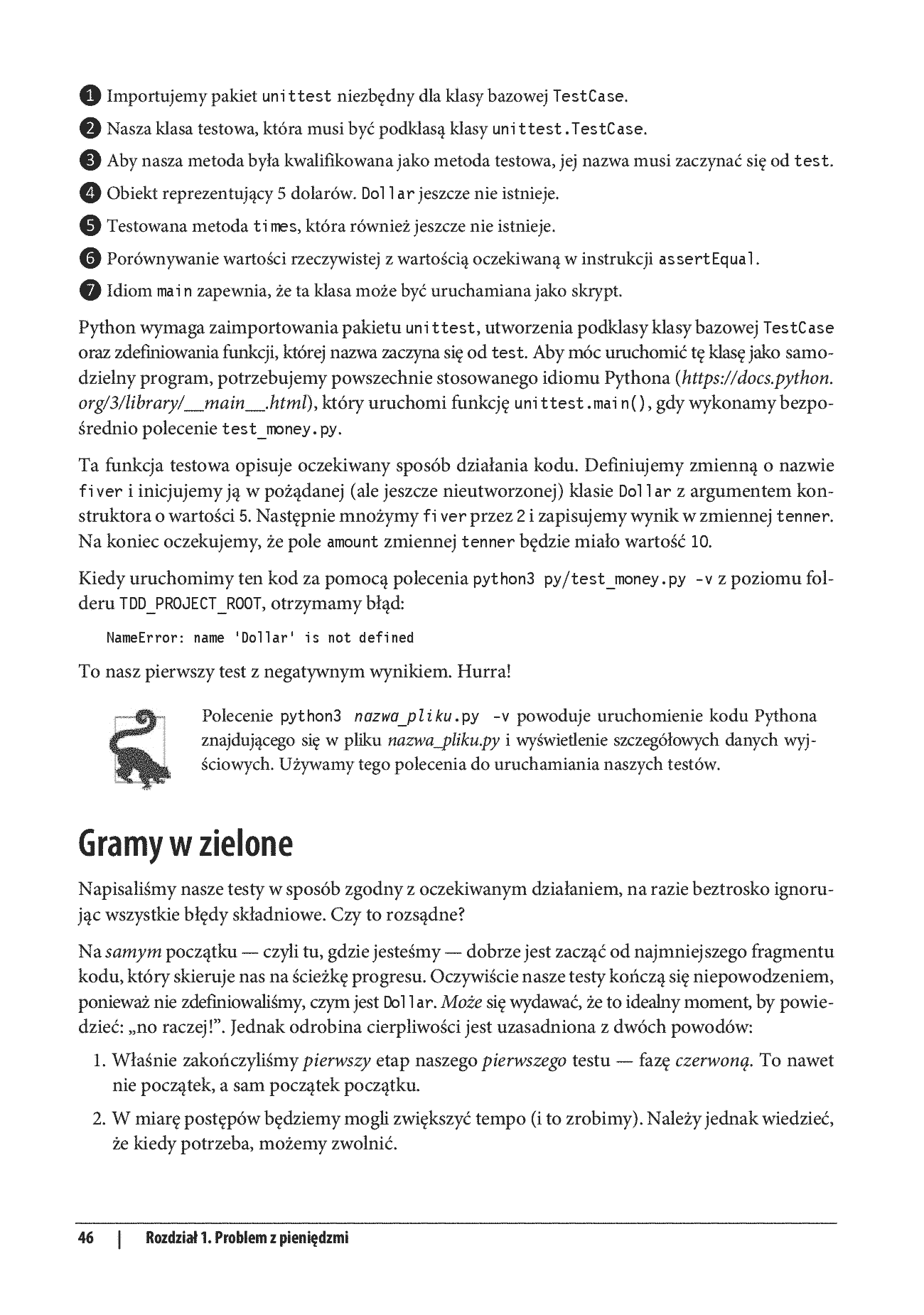 Fragment „Nauka programowania opartego na testach. Jak pisać przejrzysty kod w kilku językach programowania” — strona 14 z 26