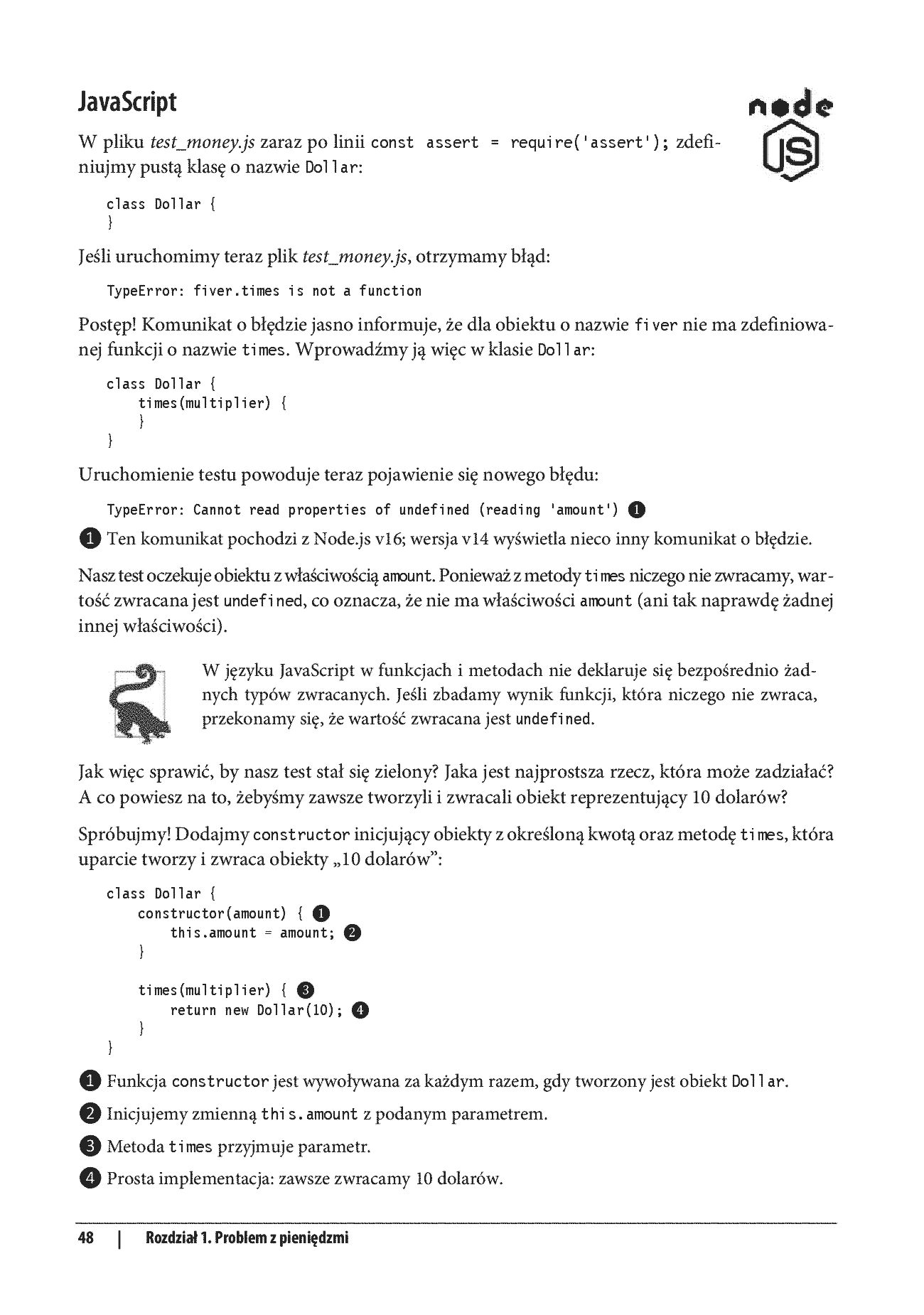 Fragment „Nauka programowania opartego na testach. Jak pisać przejrzysty kod w kilku językach programowania” — strona 16 z 26