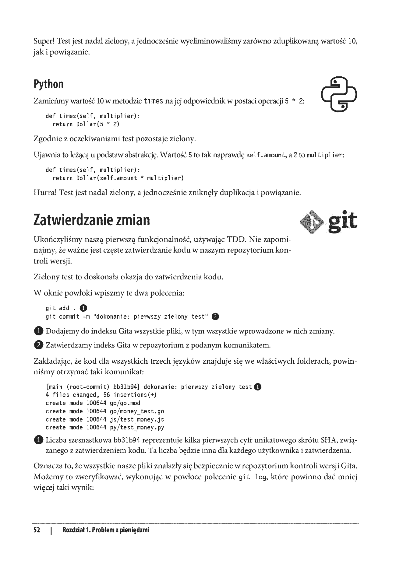 Fragment „Nauka programowania opartego na testach. Jak pisać przejrzysty kod w kilku językach programowania” — strona 20 z 26