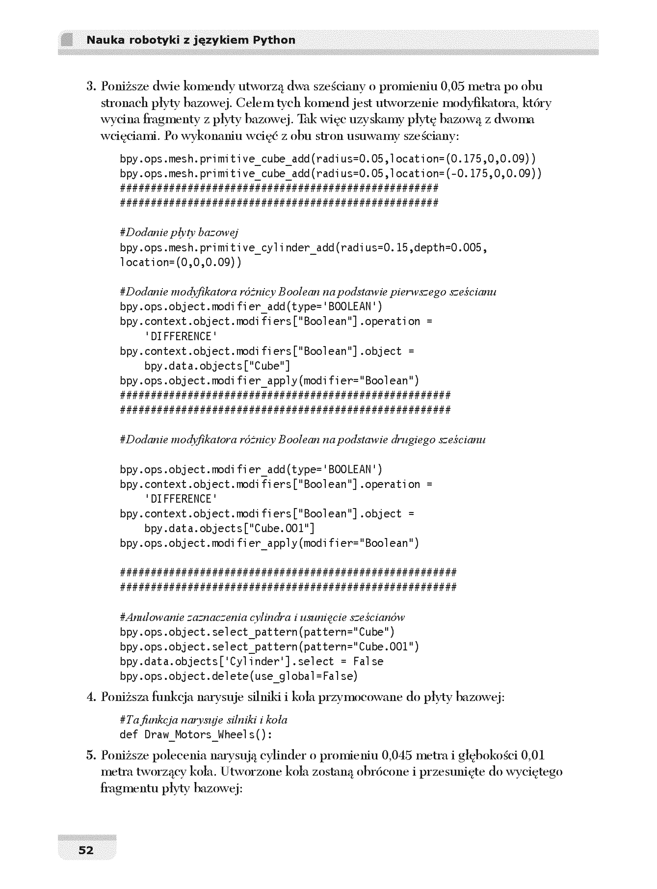 Fragment „Nauka robotyki z językiem Python” — strona 26 z 30