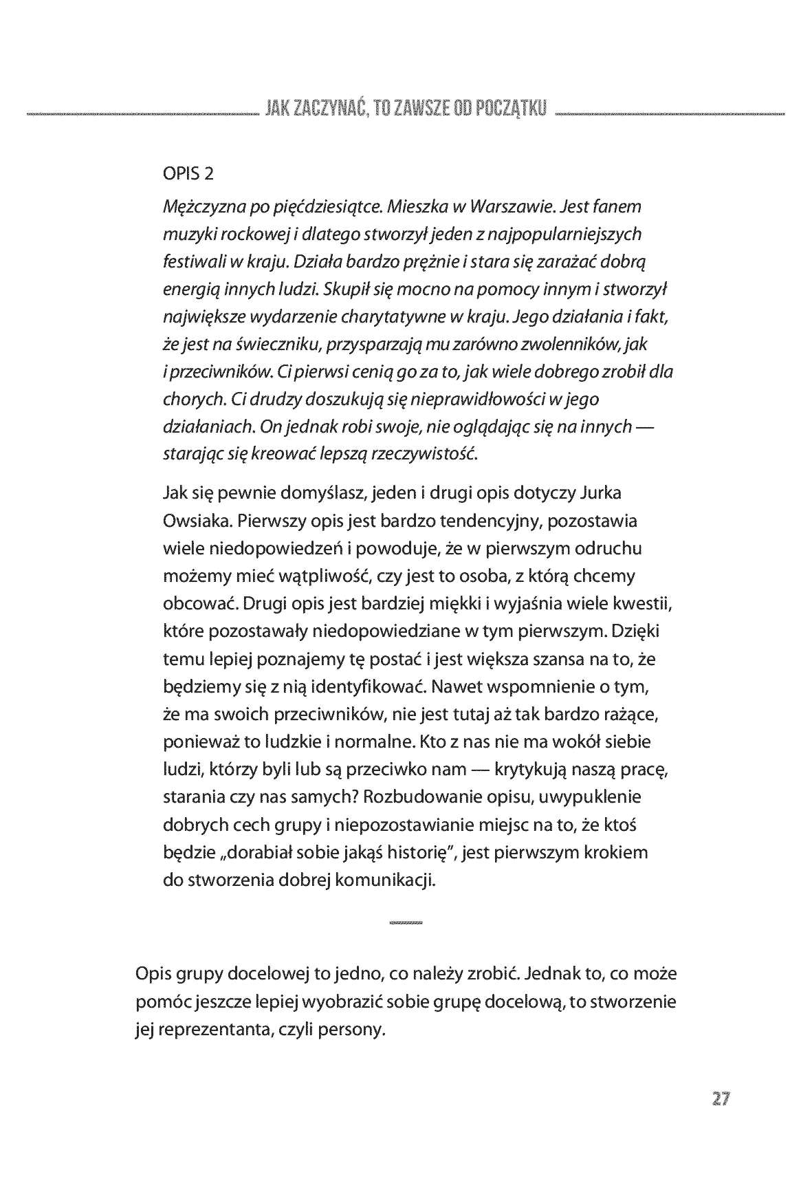 Fragment „Nadaj życie marce, czyli jak stworzyć skuteczną komunikację” — strona 19 z 22