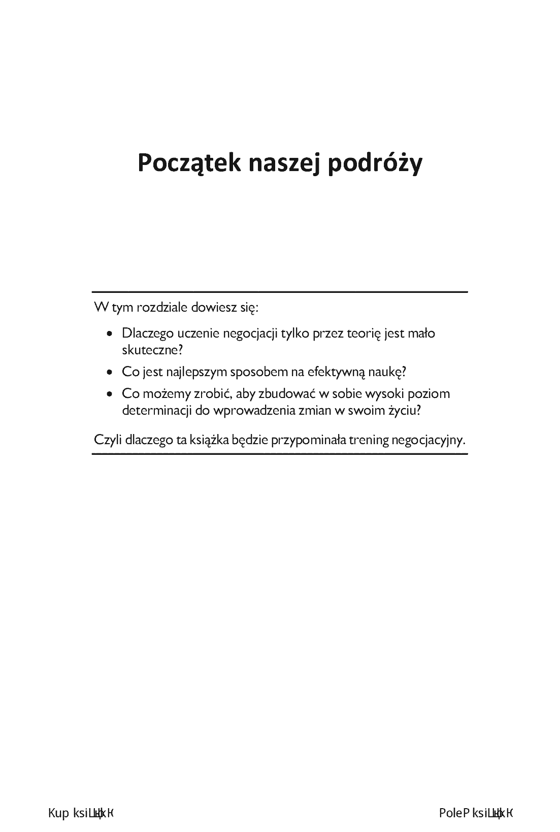 Fragment „Negocjacje w praktyce. Jak osiągać cele w biznesie i życiu prywatnym” — strona 5 z 12