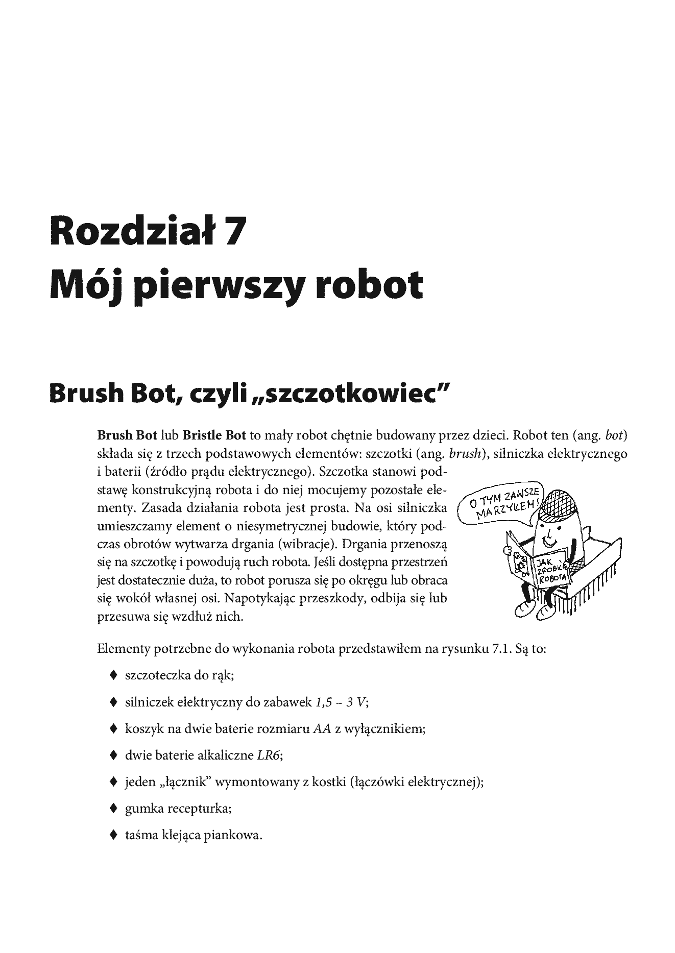 Fragment „Nic prostszego. Od obwodu elektrycznego do pierwszego robota” — strona 11 z 22