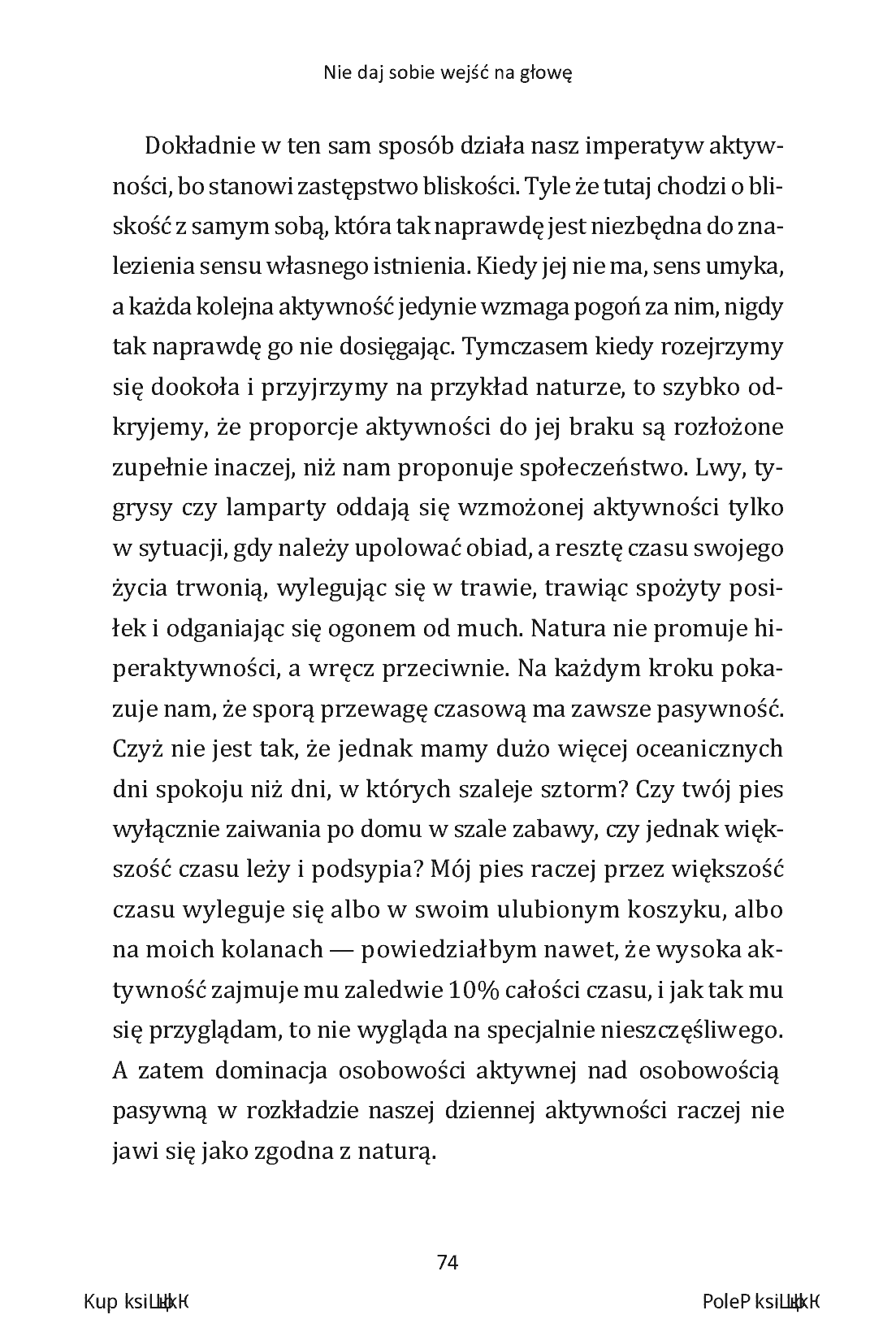Fragment „Nie daj sobie wejść na głowę. Jak pozostać sobą w kulturze zapier**lu” — strona 11 z 14