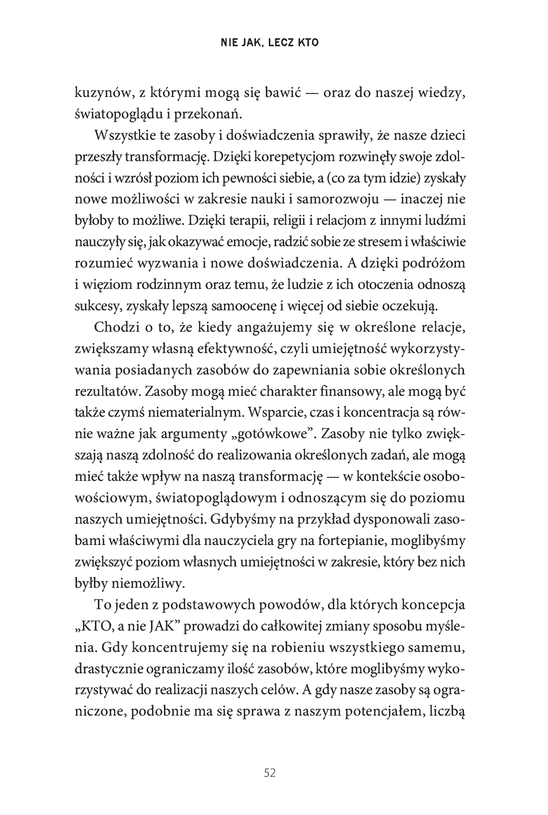 Fragment „Nie JAK, lecz KTO. Osiąganie ambitniejszych celów dzięki pracy zespołowej” — strona 16 z 24