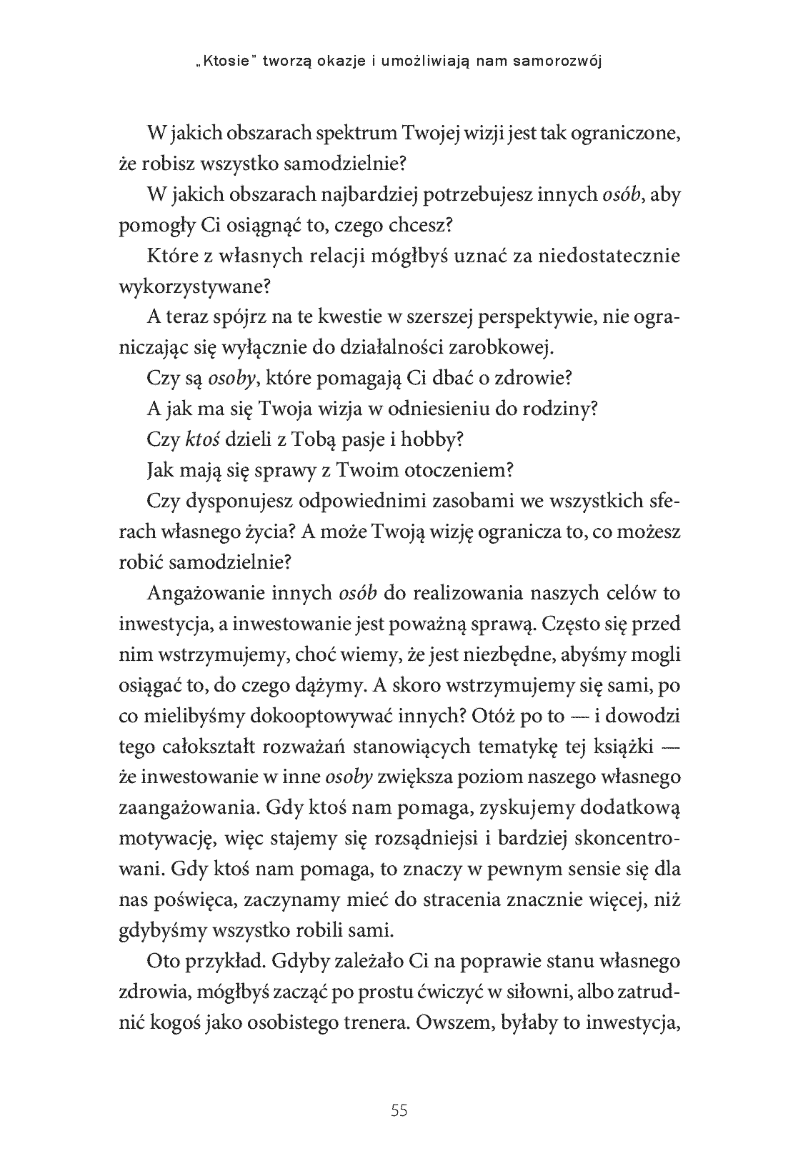 Fragment „Nie JAK, lecz KTO. Osiąganie ambitniejszych celów dzięki pracy zespołowej” — strona 19 z 24