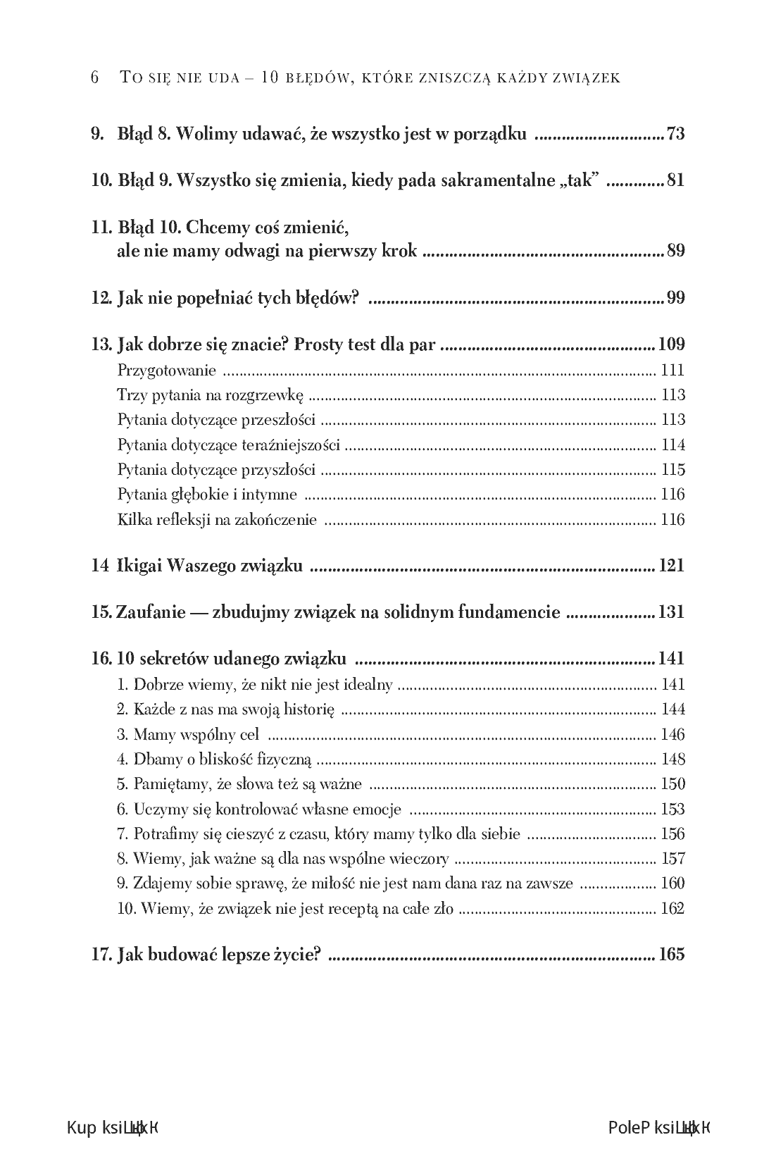 Fragment „To się nie uda. 10 błędów, które zniszczą każdy związek” — strona 4 z 18