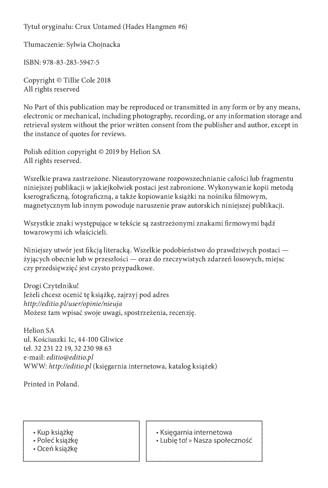 Fragment „Nieujarzmiona przeszłość. Kaci Hadesa” — strona 2 z 6