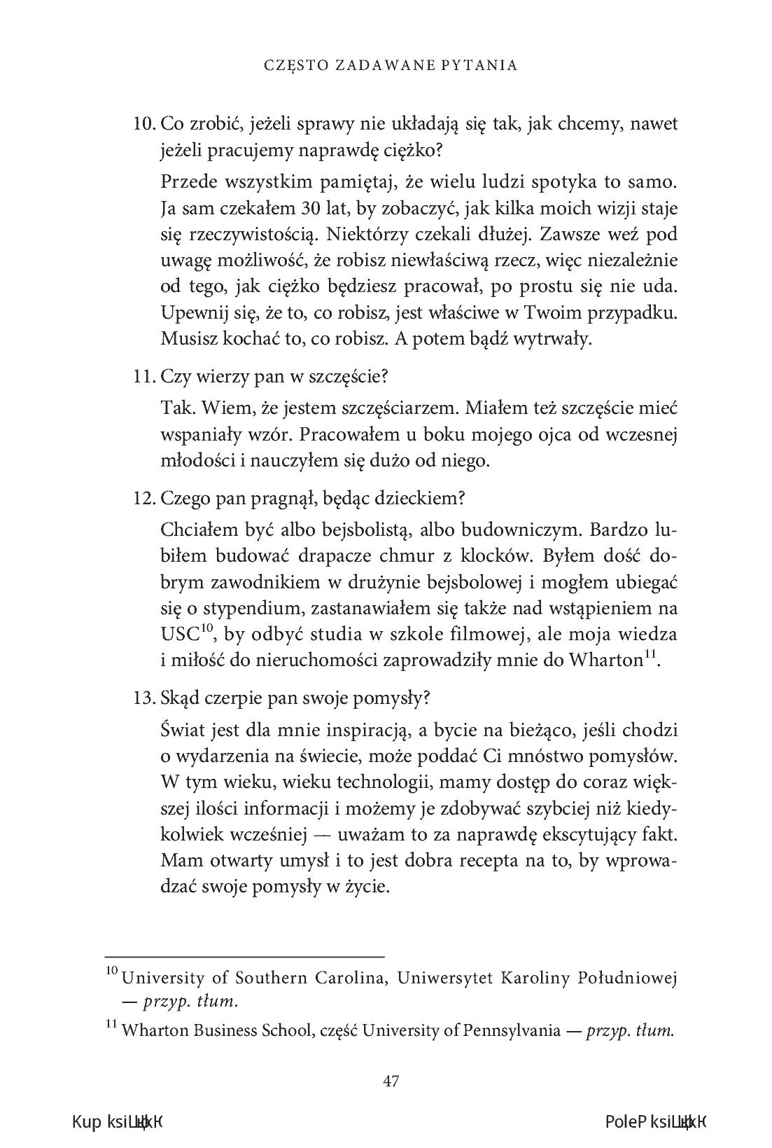 Fragment „Nigdy się nie poddawaj! Receptura sukcesu. Donald Trump” — strona 9 z 14