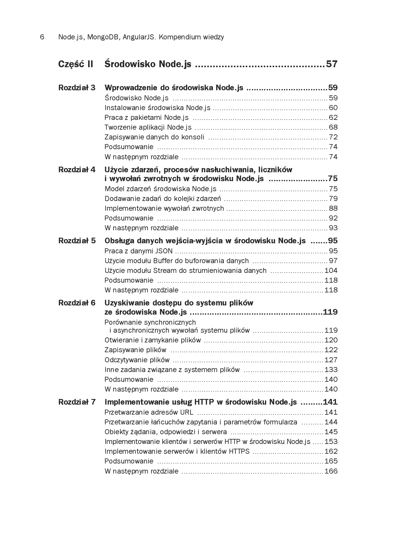 Fragment „Node.js, MongoDB, AngularJS. Kompendium wiedzy” — strona 4 z 30