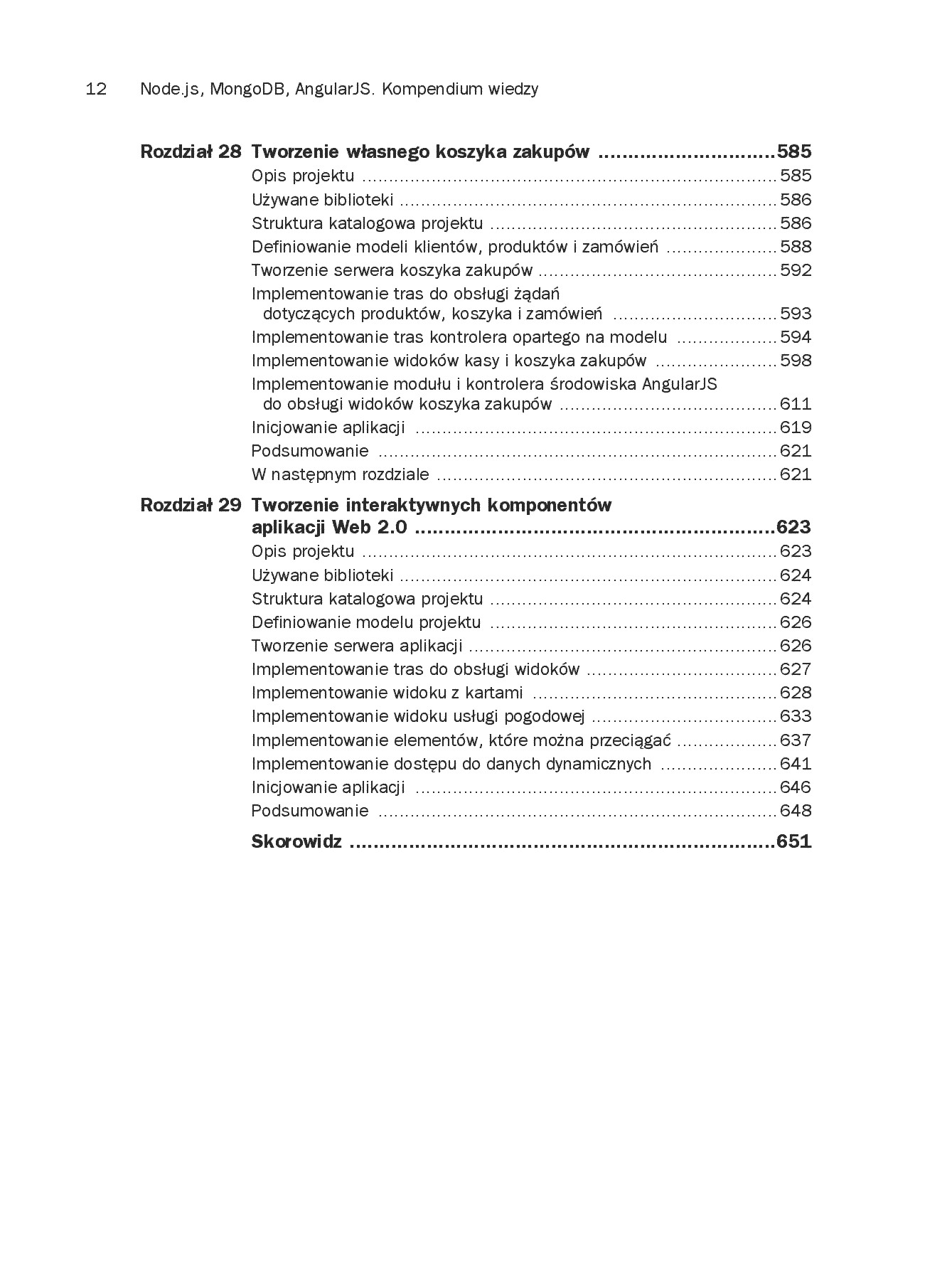 Fragment „Node.js, MongoDB, AngularJS. Kompendium wiedzy” — strona 10 z 30