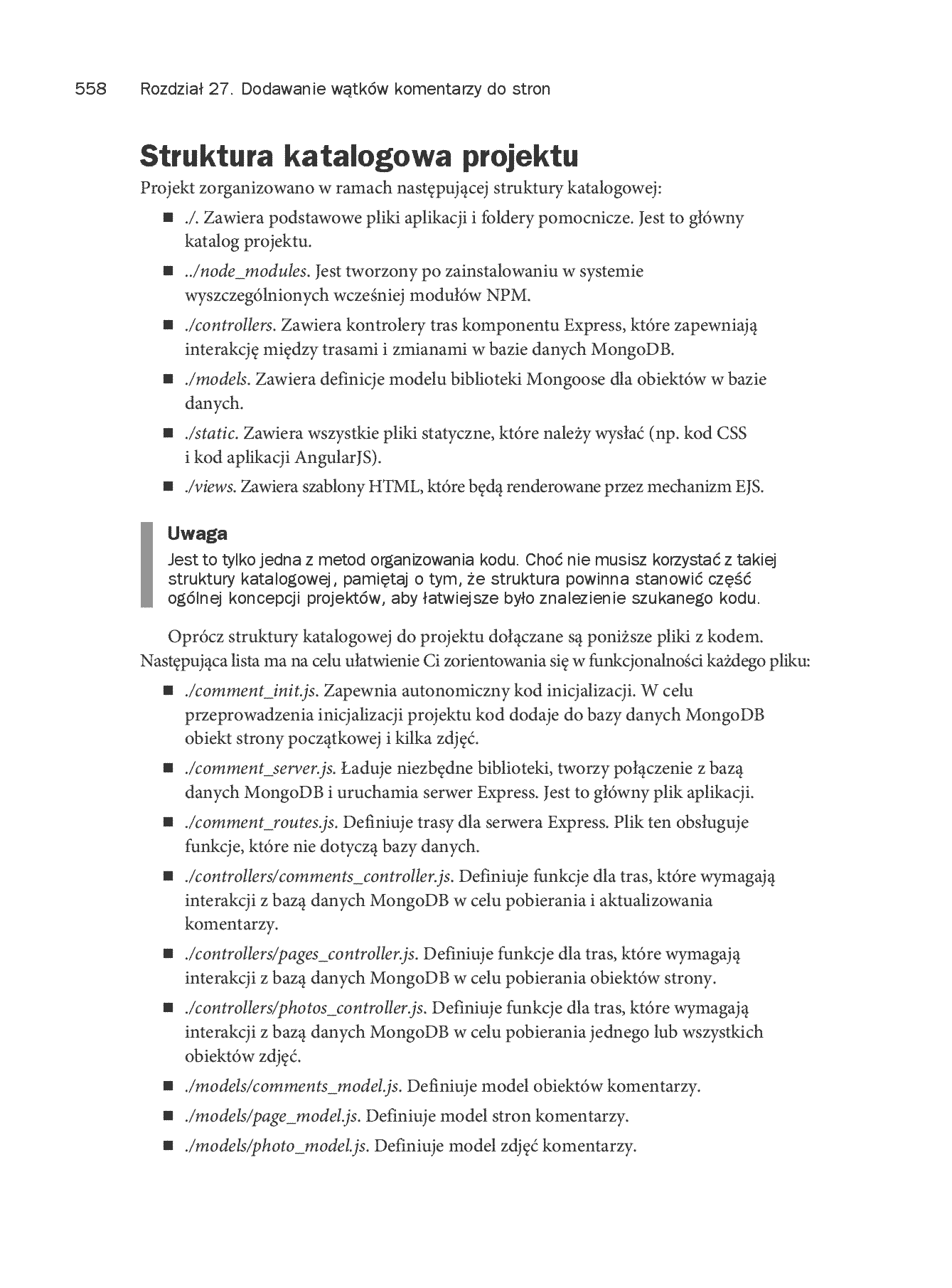 Fragment „Node.js, MongoDB, AngularJS. Kompendium wiedzy” — strona 12 z 30