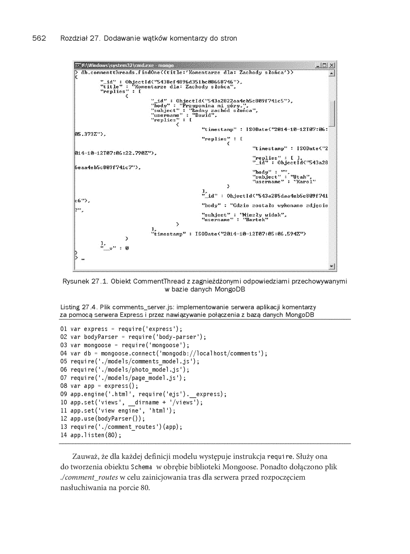 Fragment „Node.js, MongoDB, AngularJS. Kompendium wiedzy” — strona 16 z 30