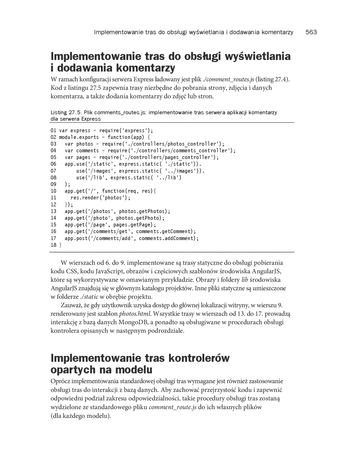 Fragment „Node.js, MongoDB, AngularJS. Kompendium wiedzy” — strona 17 z 30