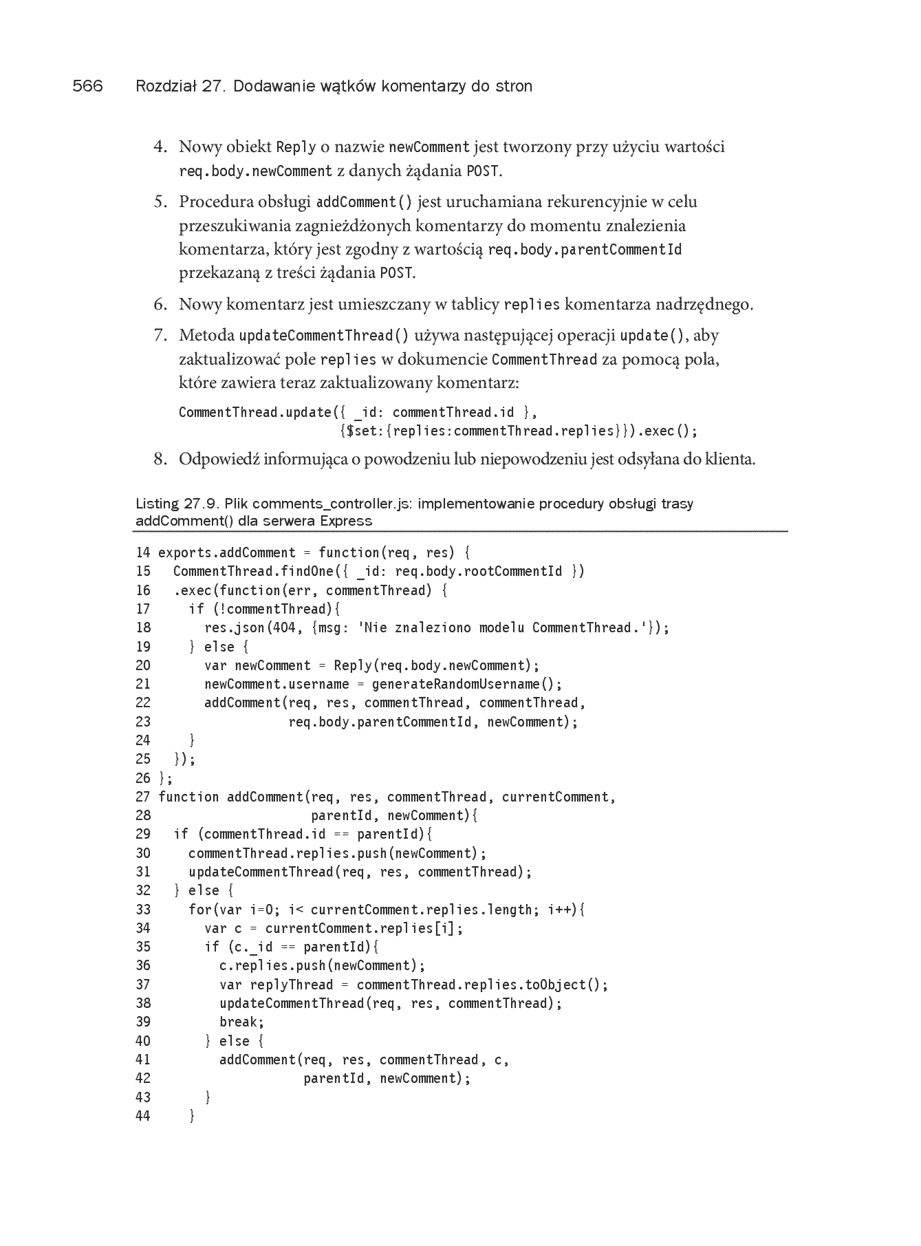 Fragment „Node.js, MongoDB, AngularJS. Kompendium wiedzy” — strona 20 z 30