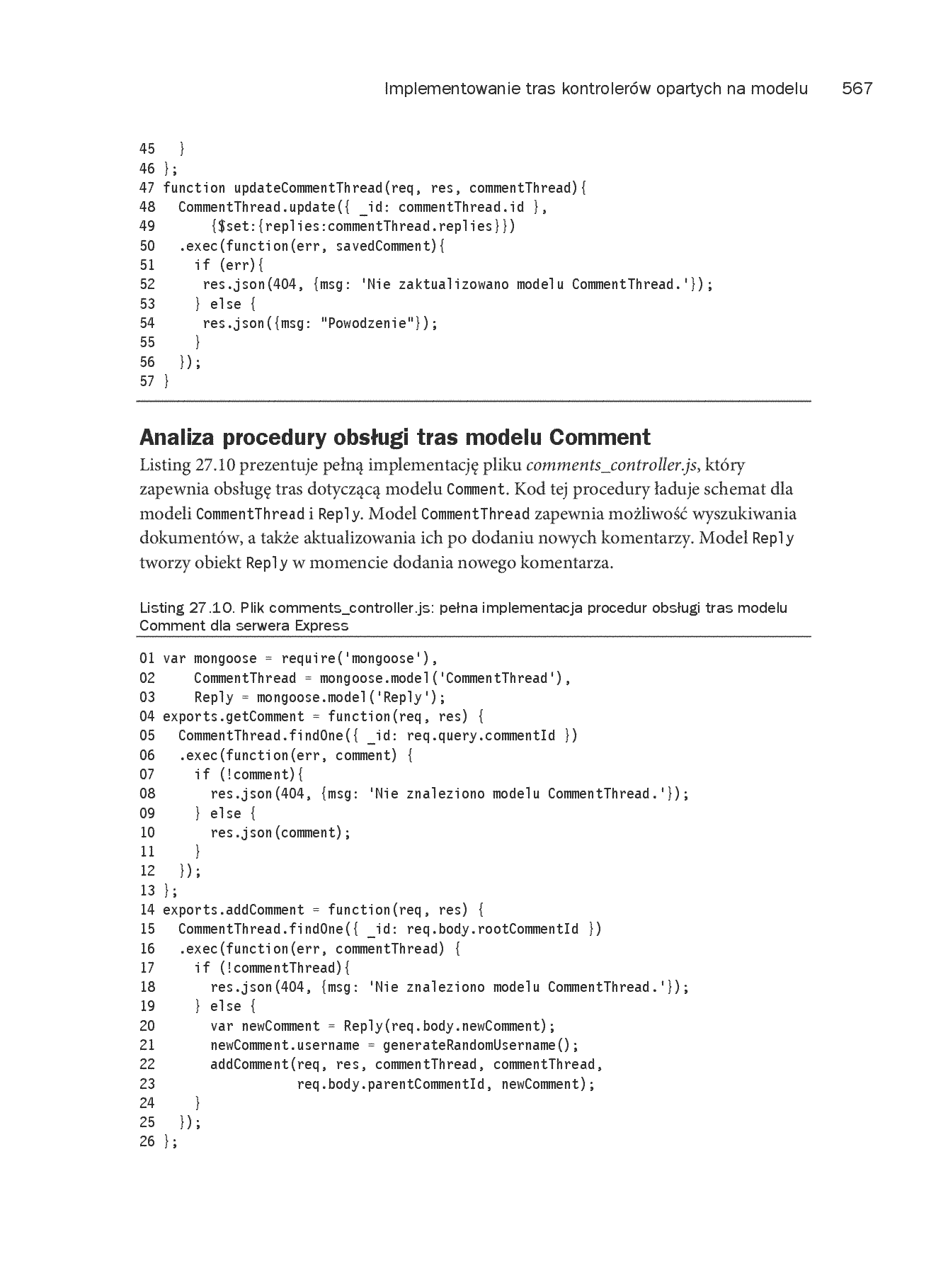 Fragment „Node.js, MongoDB, AngularJS. Kompendium wiedzy” — strona 21 z 30