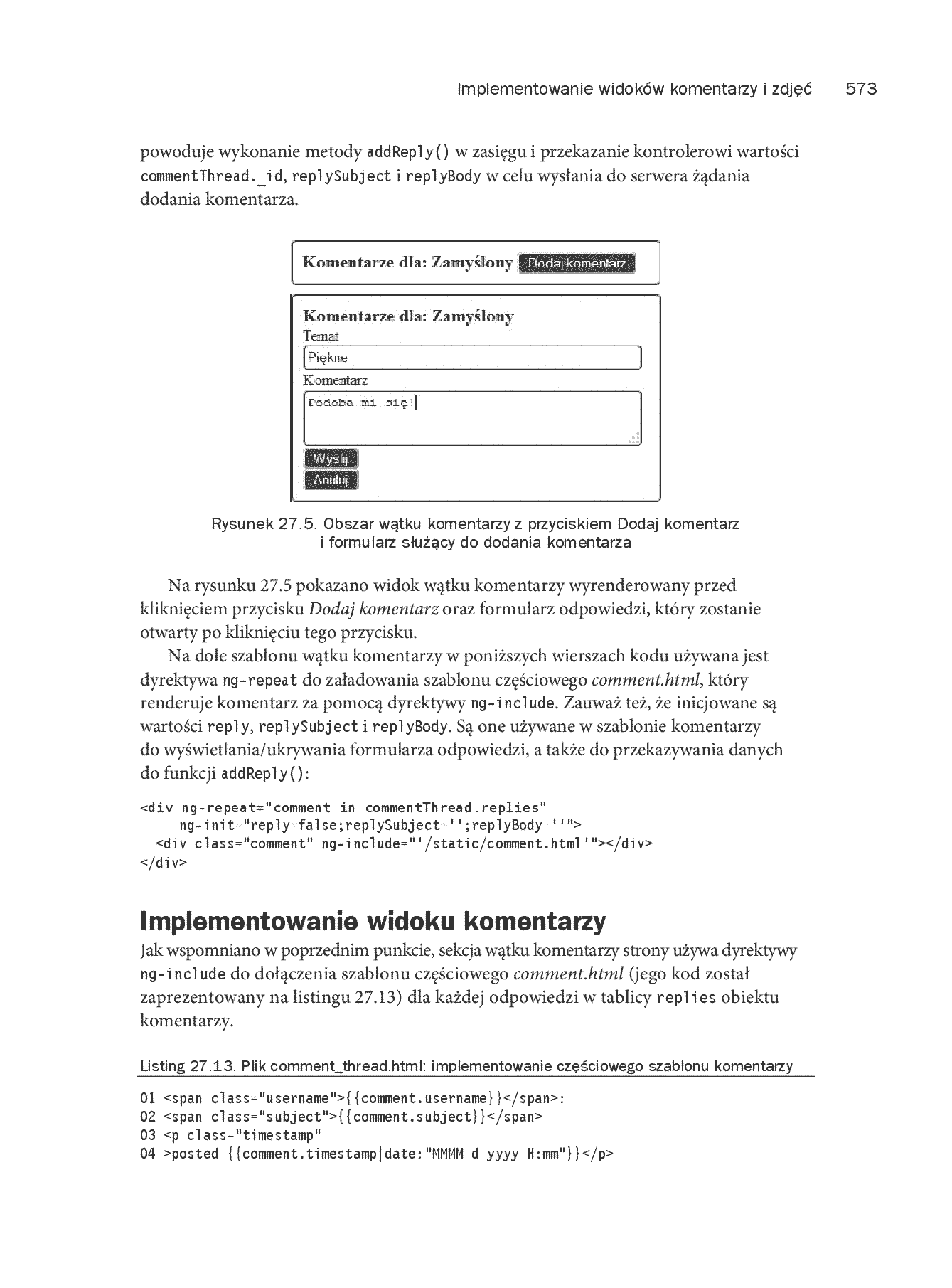 Fragment „Node.js, MongoDB, AngularJS. Kompendium wiedzy” — strona 27 z 30