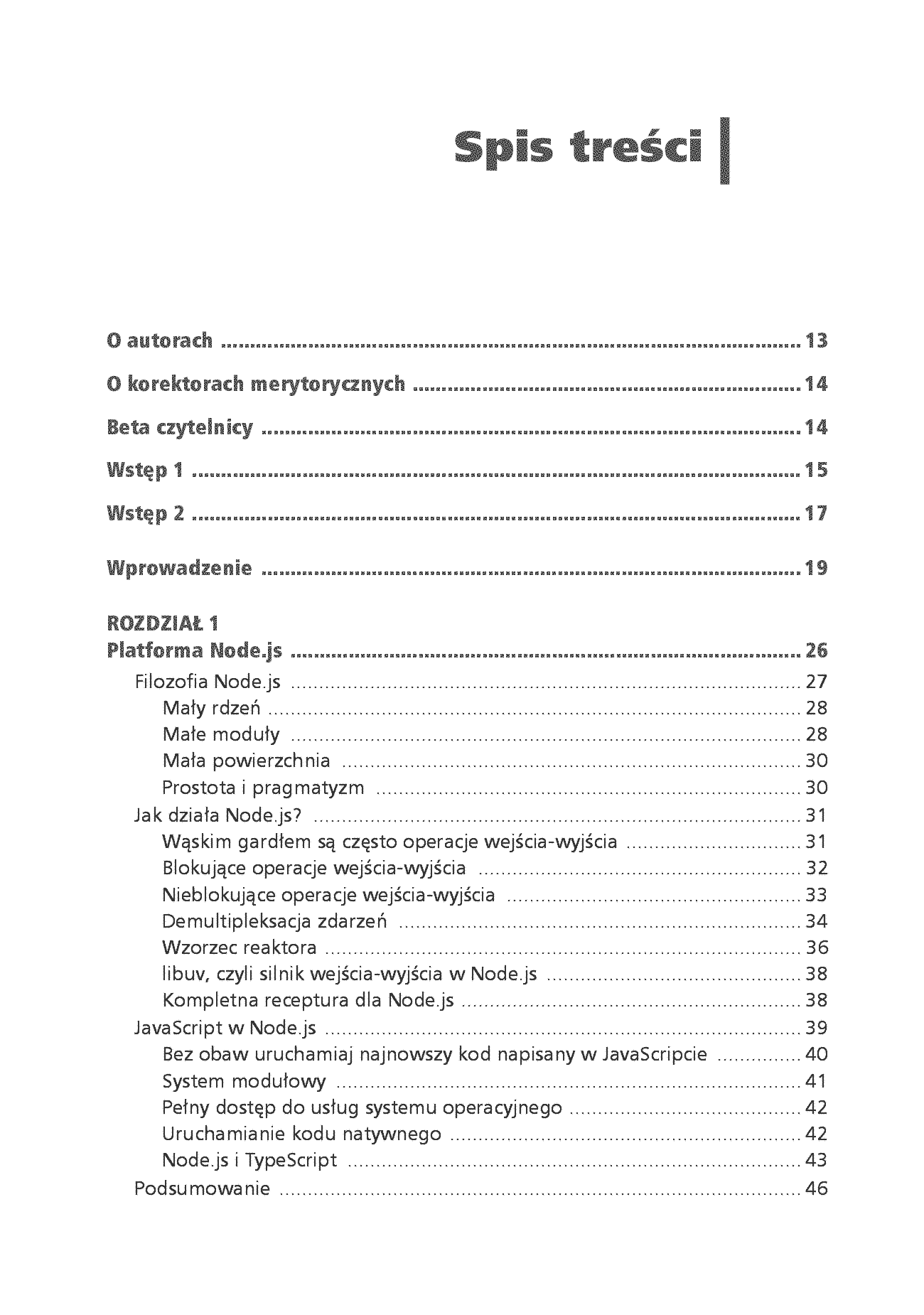 Fragment „Node.js. Wzorce projektowe i techniki tworzenia aplikacji produkcyjnych. Wydanie IV” — strona 3 z 30