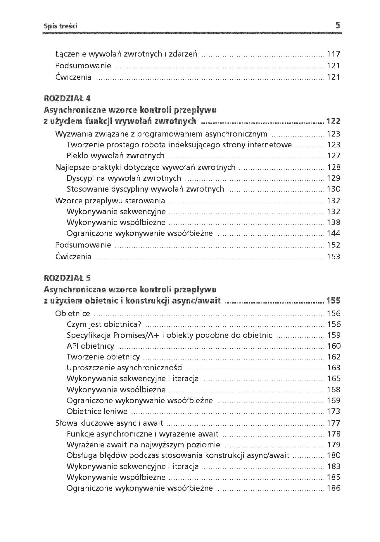 Fragment „Node.js. Wzorce projektowe i techniki tworzenia aplikacji produkcyjnych. Wydanie IV” — strona 5 z 30