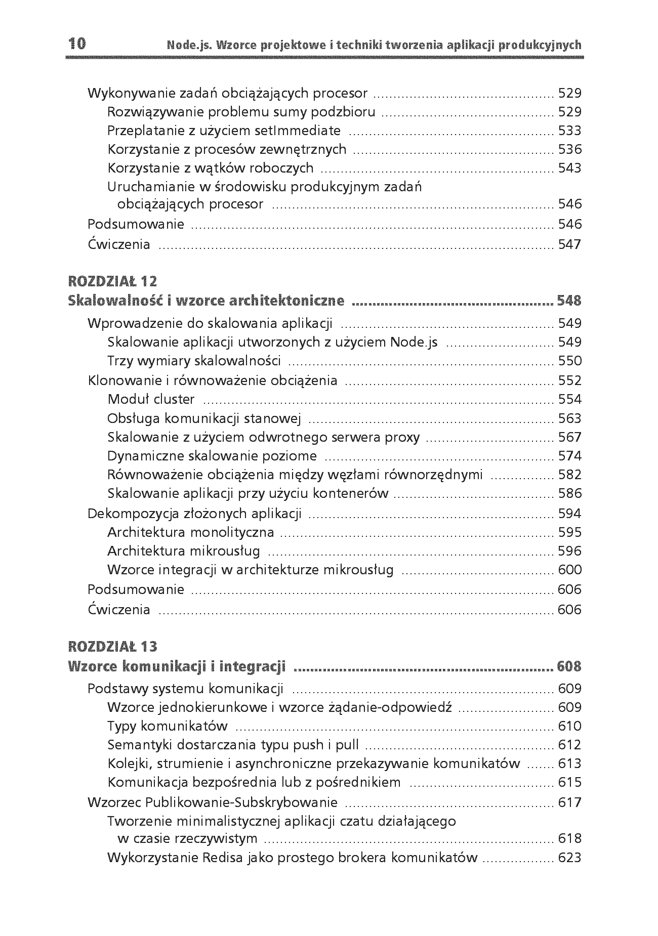 Fragment „Node.js. Wzorce projektowe i techniki tworzenia aplikacji produkcyjnych. Wydanie IV” — strona 10 z 30